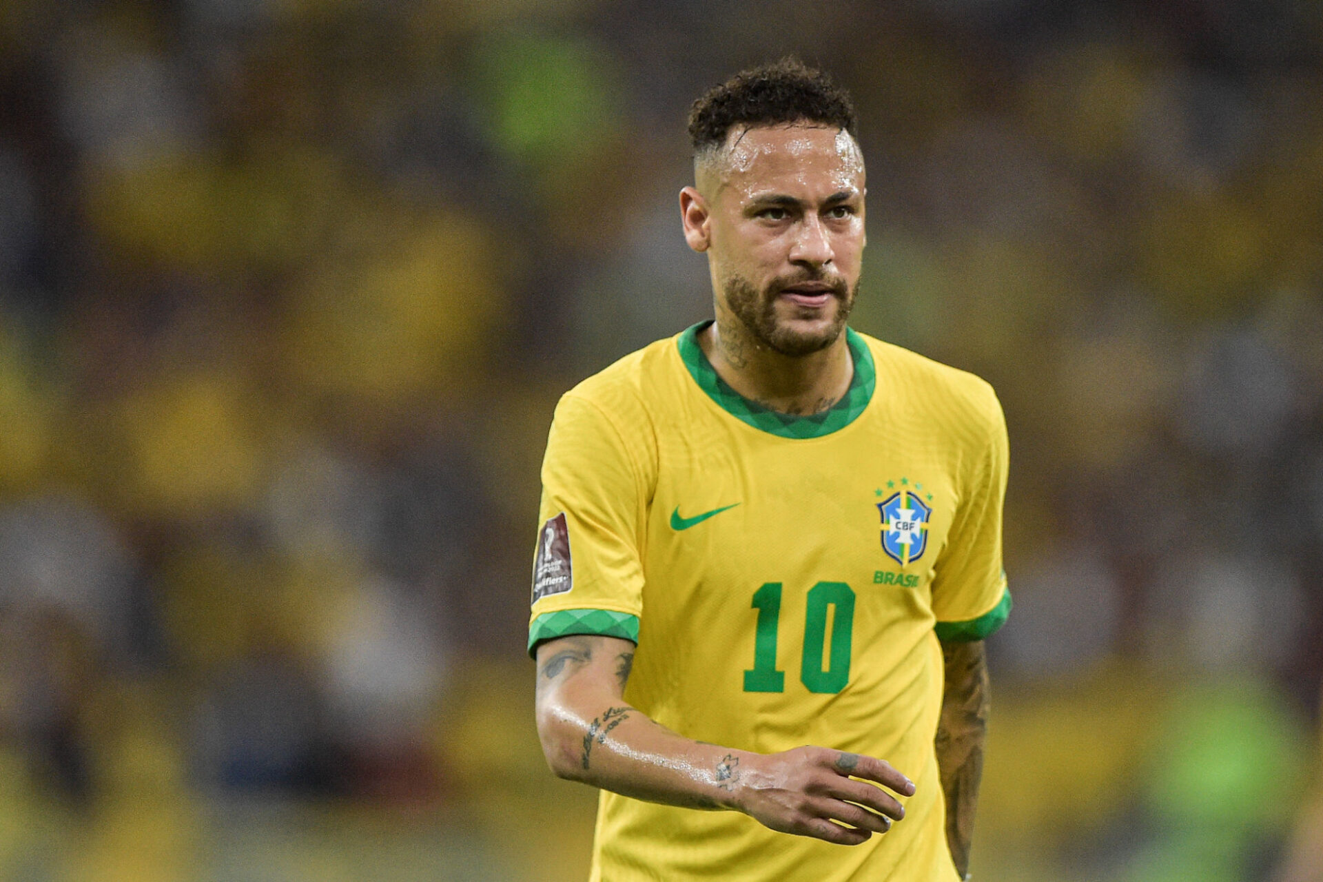 Neymar s'apprête à disputer sa troisième Coupe du monde avec le Brésil (iconsport)