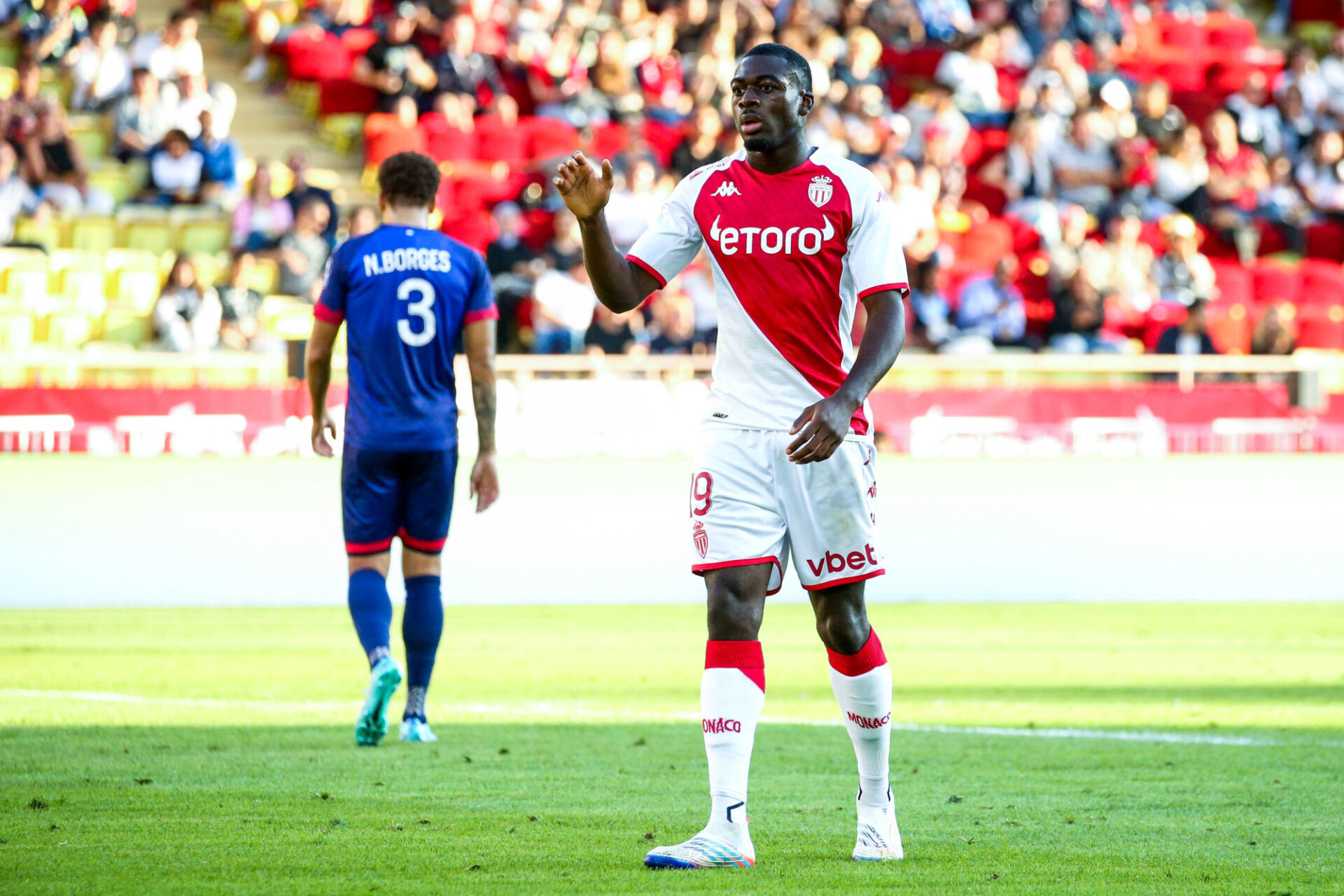 Youssouf Fofana sous les couleurs de l'AS Monaco. (Icon Sport)