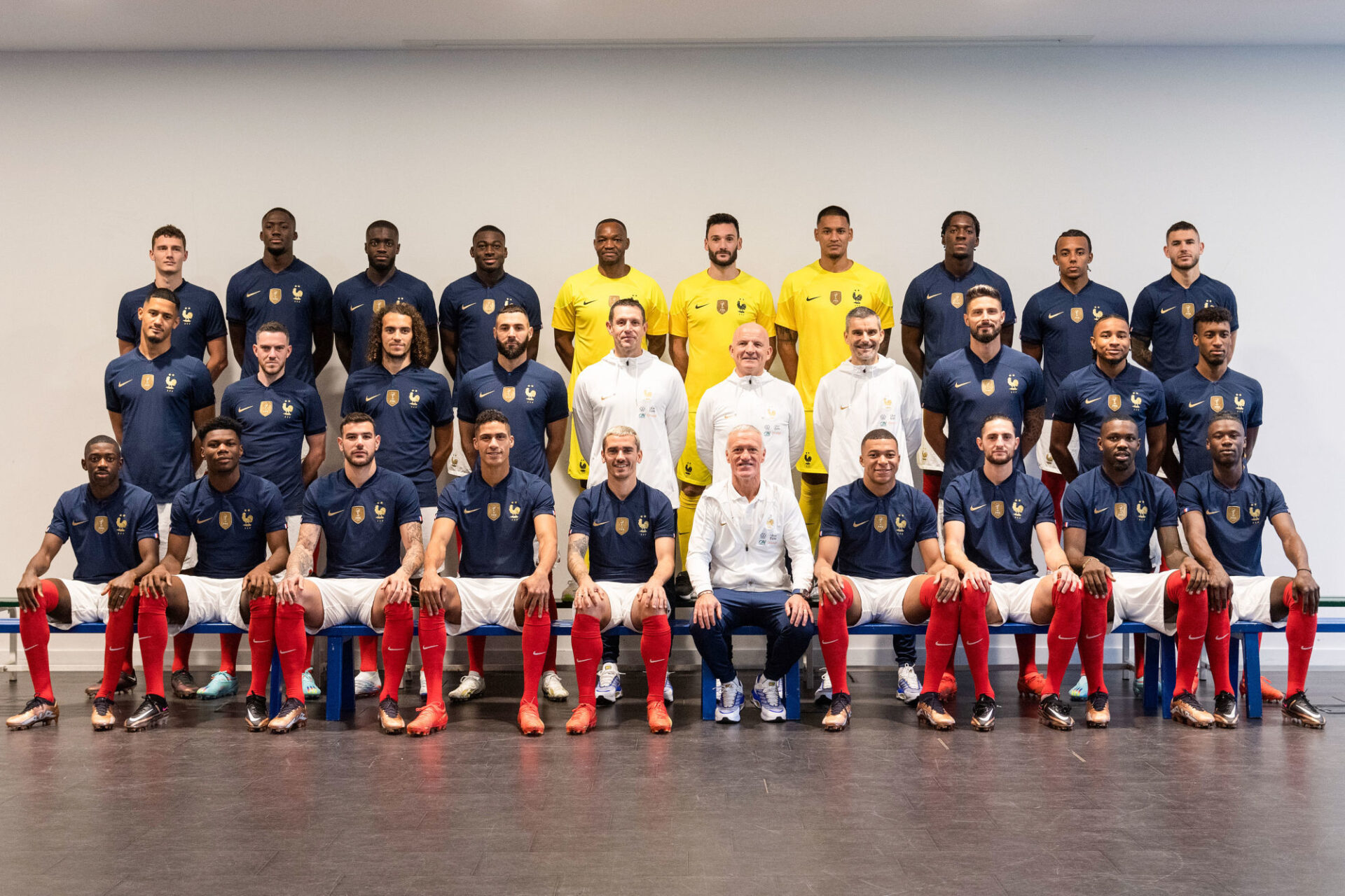 L'EdF pour la Coupe du monde 2022 au Qatar (Icon Sport)