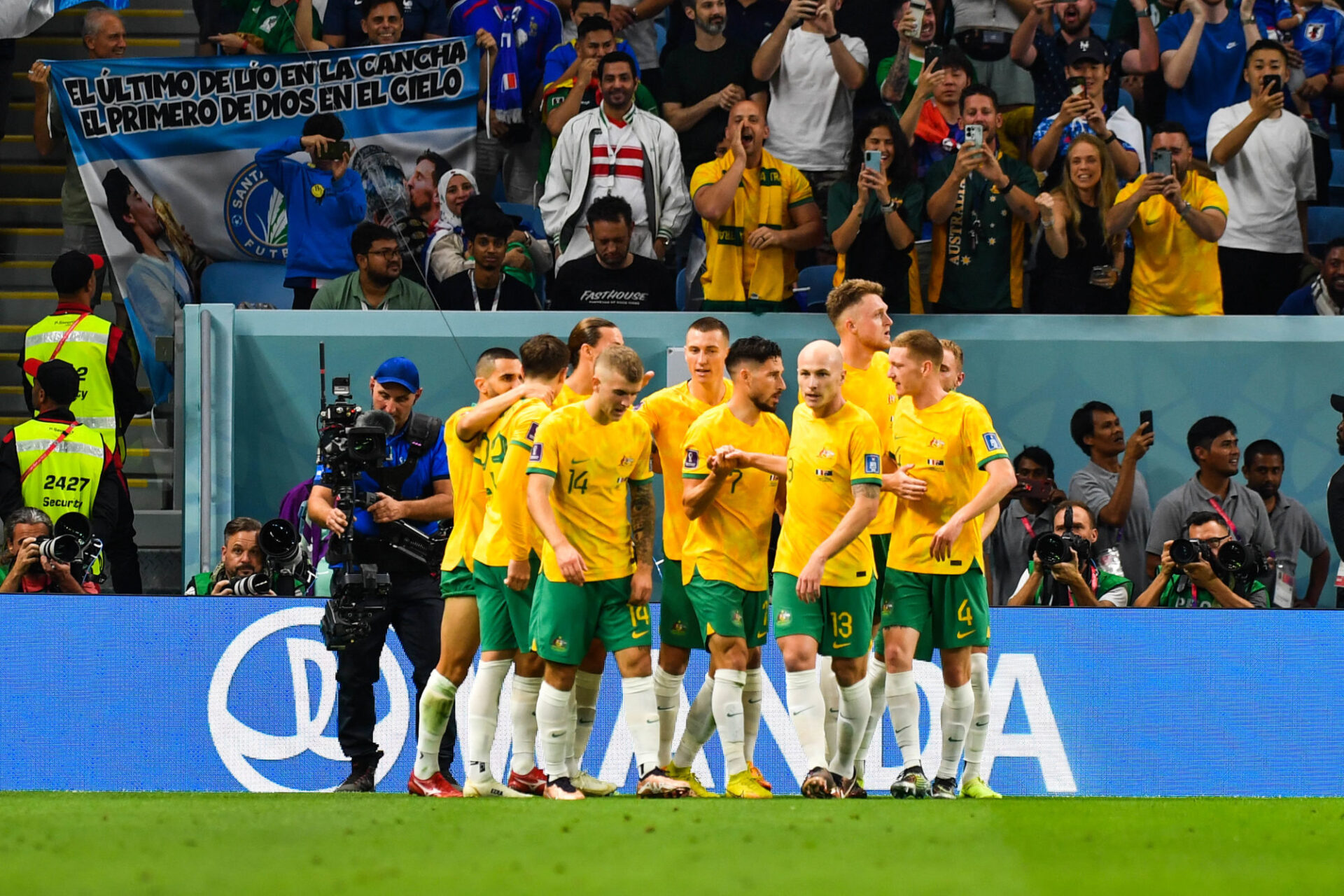 L'Australie crée la surprise en ouvrant le score face à l'équipe de France (Icon Sport)