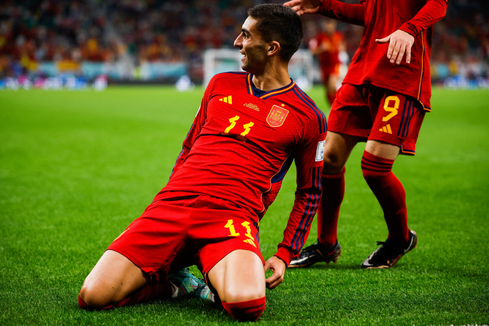 Ferran Torres a inscrit un doublé avec l'Espagne. (Icon Sport)