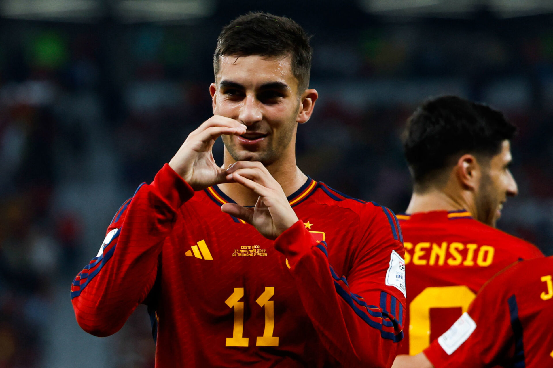 Ferran Torres a d&ucirc; satisfaire son coach Luis Enrique avec son doubl&eacute; face au Costa Rica (Icon Sport)
