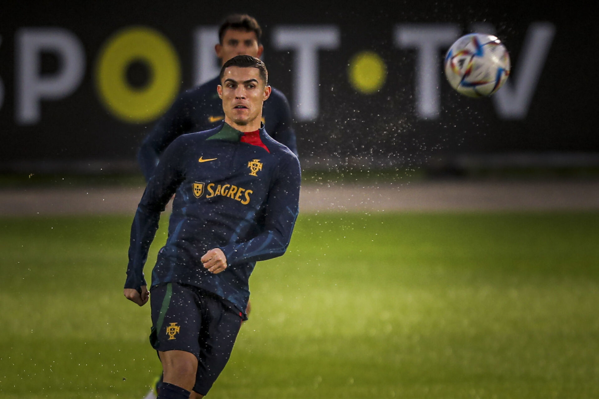 Cristiano Ronaldo, qui a manqu&eacute; le dernier match amical du Portugal &agrave; cause d'une gastro, se tient pr&ecirc;t pour le Mondial au Qatar (iconsport)
