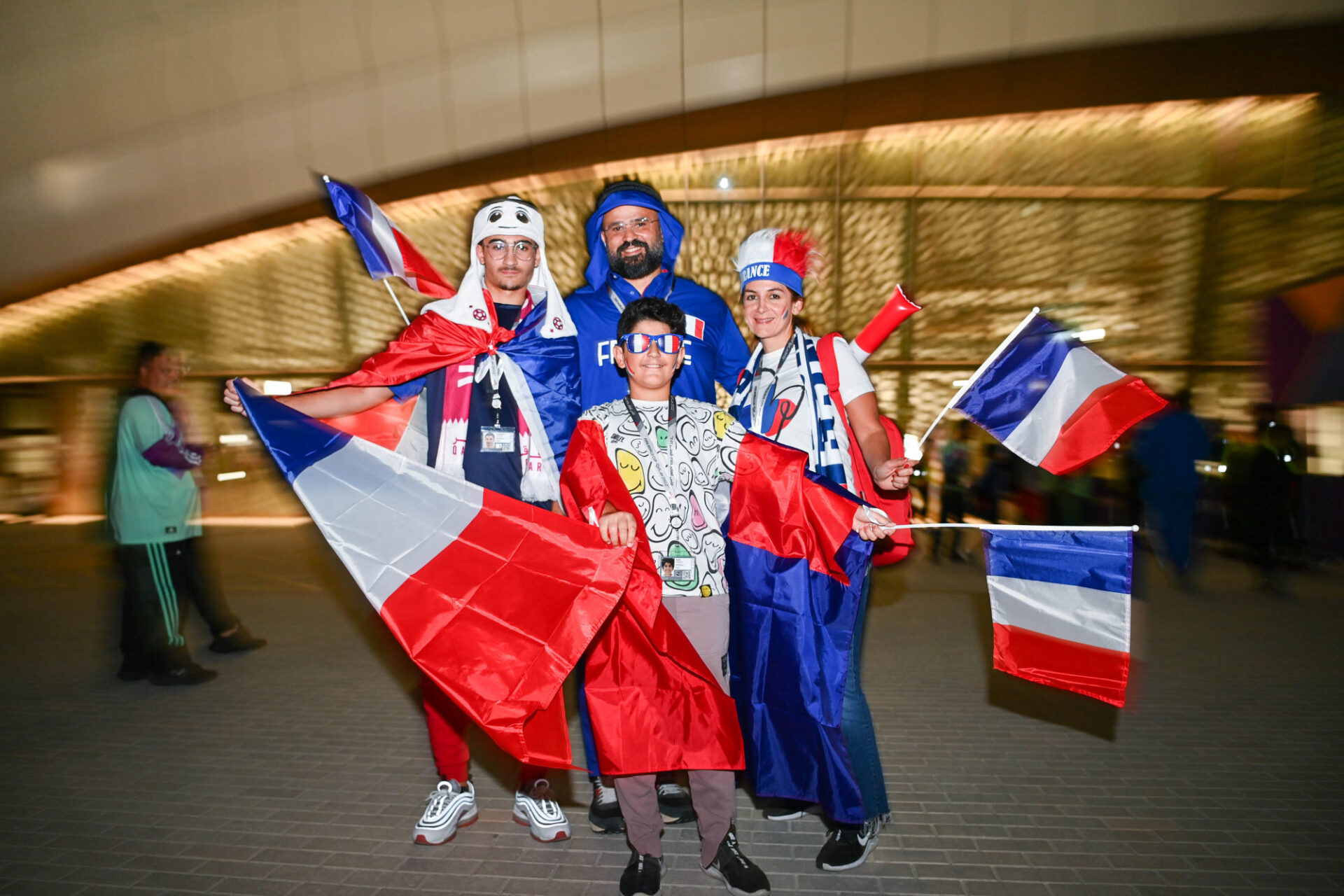 Environ 3 300 supporters de l'&eacute;quipe de France sont attendus au Qatar pour ce match face &agrave; l'Australie (Icon Sport)
