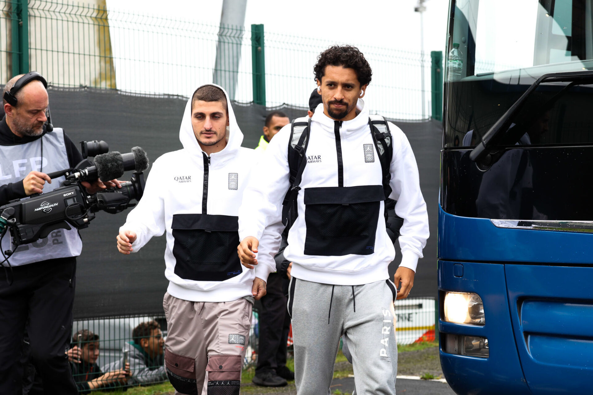 Marquinhos (&agrave; droite) ici avec Daniel Alves en &eacute;quipe du Br&eacute;sil (Icon Sport)