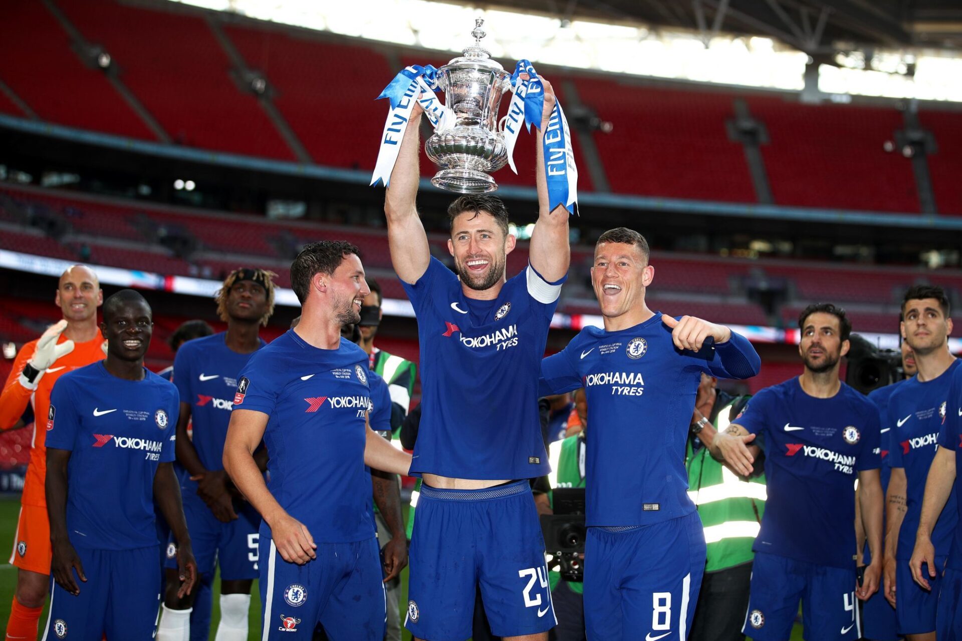 Avec Chelsea, Gary Cahill a remporté de nombreux trophées. (Icon Sport) Avec Chelsea, Gary Cahill a remporté de nombreux trophées. (Icon Sport)