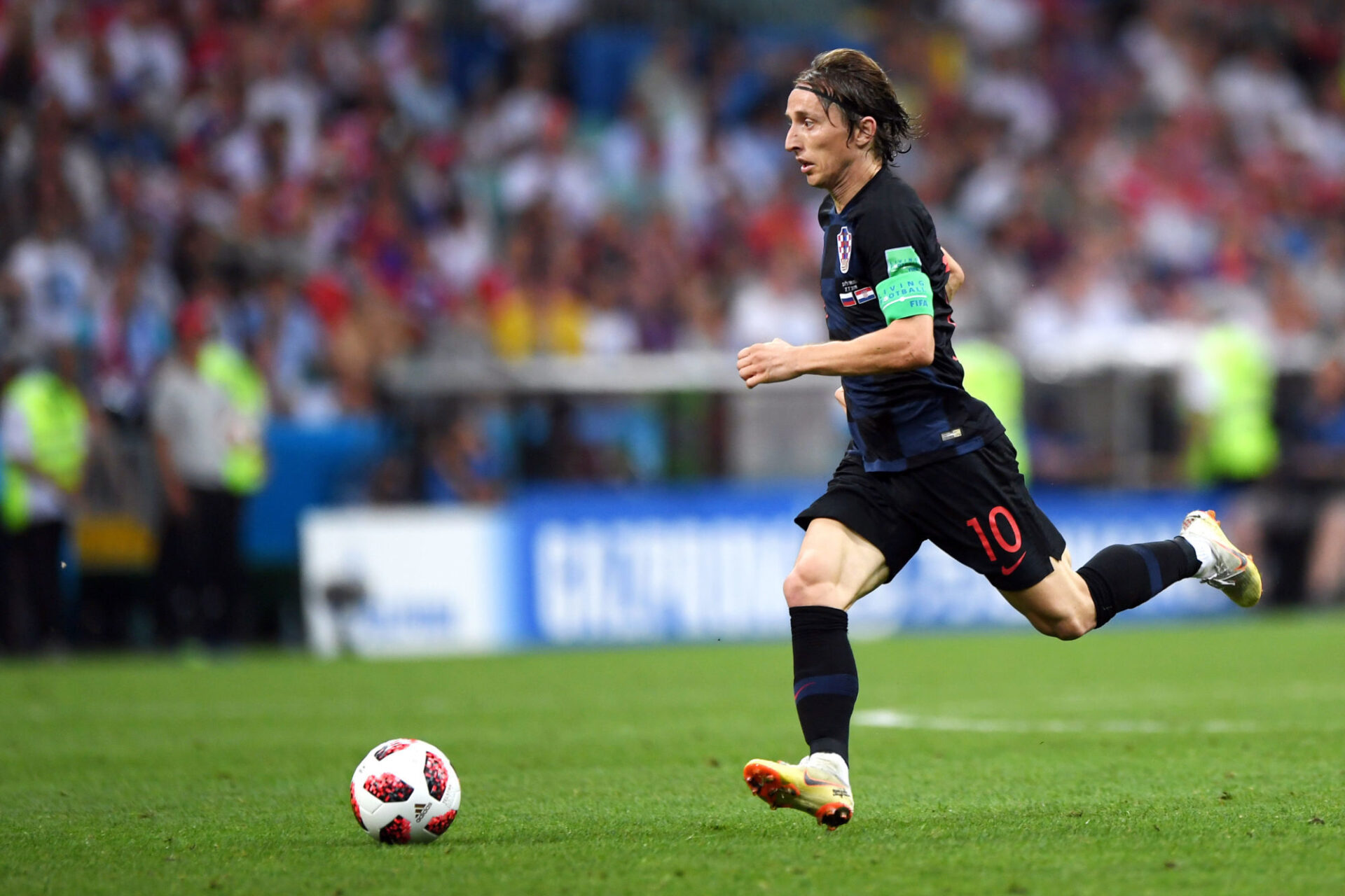 Capitaine de la Croatie, Luka Modric avait illumin&eacute; le Mondial 2018. (Icon Sport)