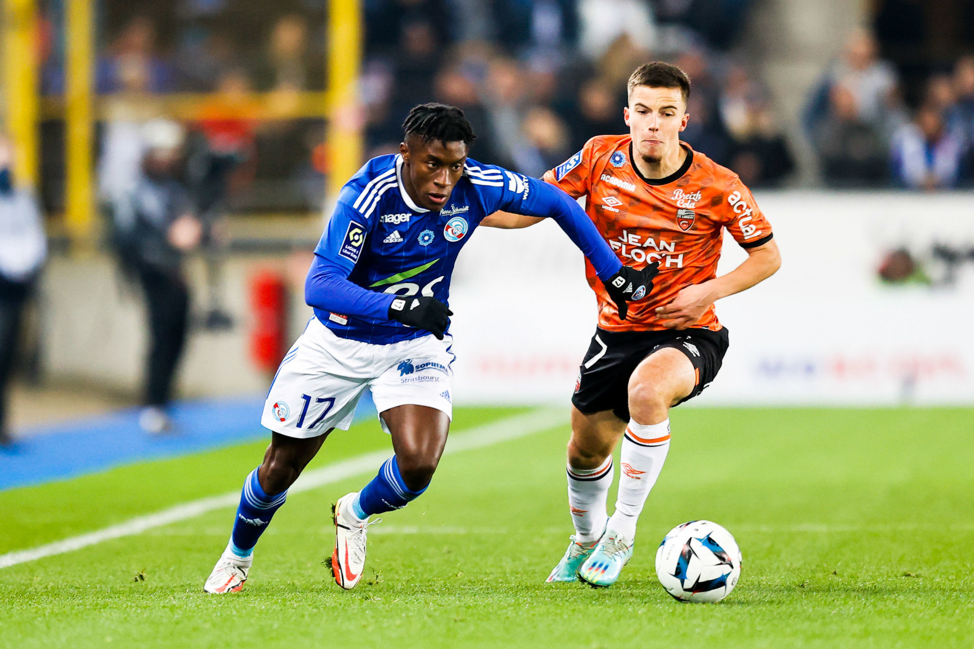 L1 (J15) : Lorient se fait rejoindre par Strasbourg et n&#039;avance plus