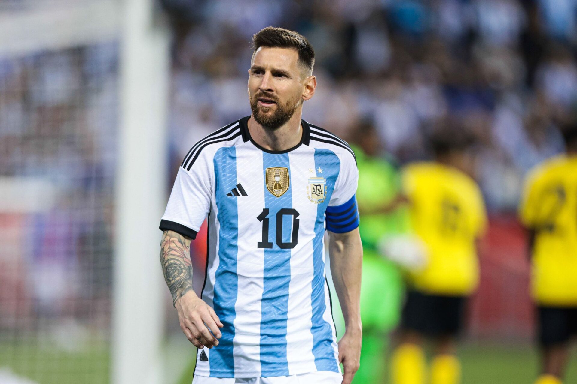 Leo Messi, absent de l'entraînement collectif de l'Argentine. (Icon Sport)