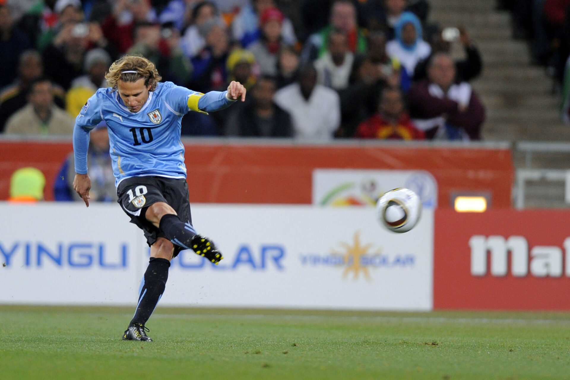 Diego Forlan avait porté l'Uruguay à la Coupe du monde 2010. (Icon Sport) Diego Forlan avait porté l'Uruguay à la Coupe du monde 2010. (Icon Sport)
