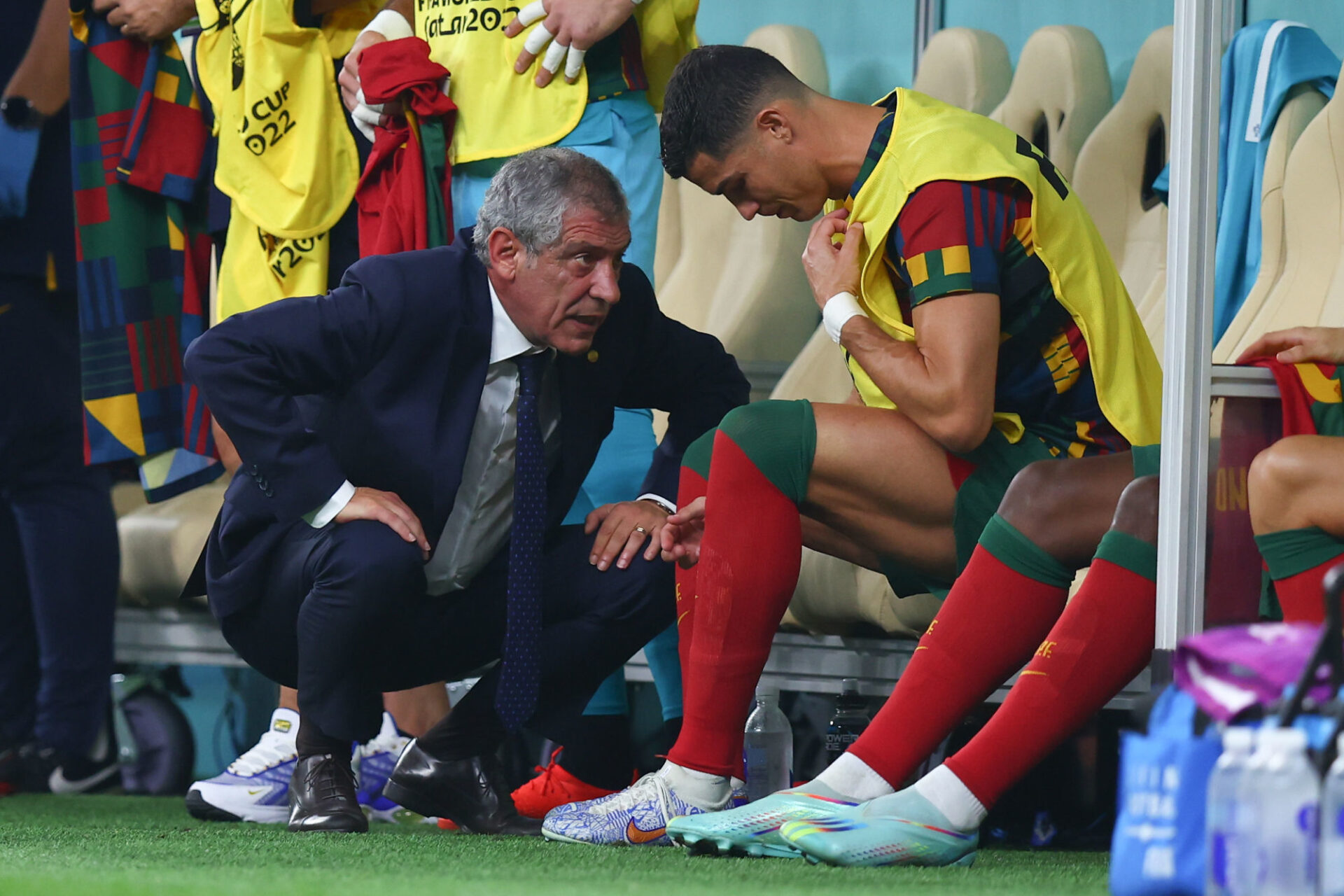 Fernando Santos a d&ucirc; raisonner Cristiano Ronaldo, en col&egrave;re avant le match face &agrave; la Suisse (Icon Sport)