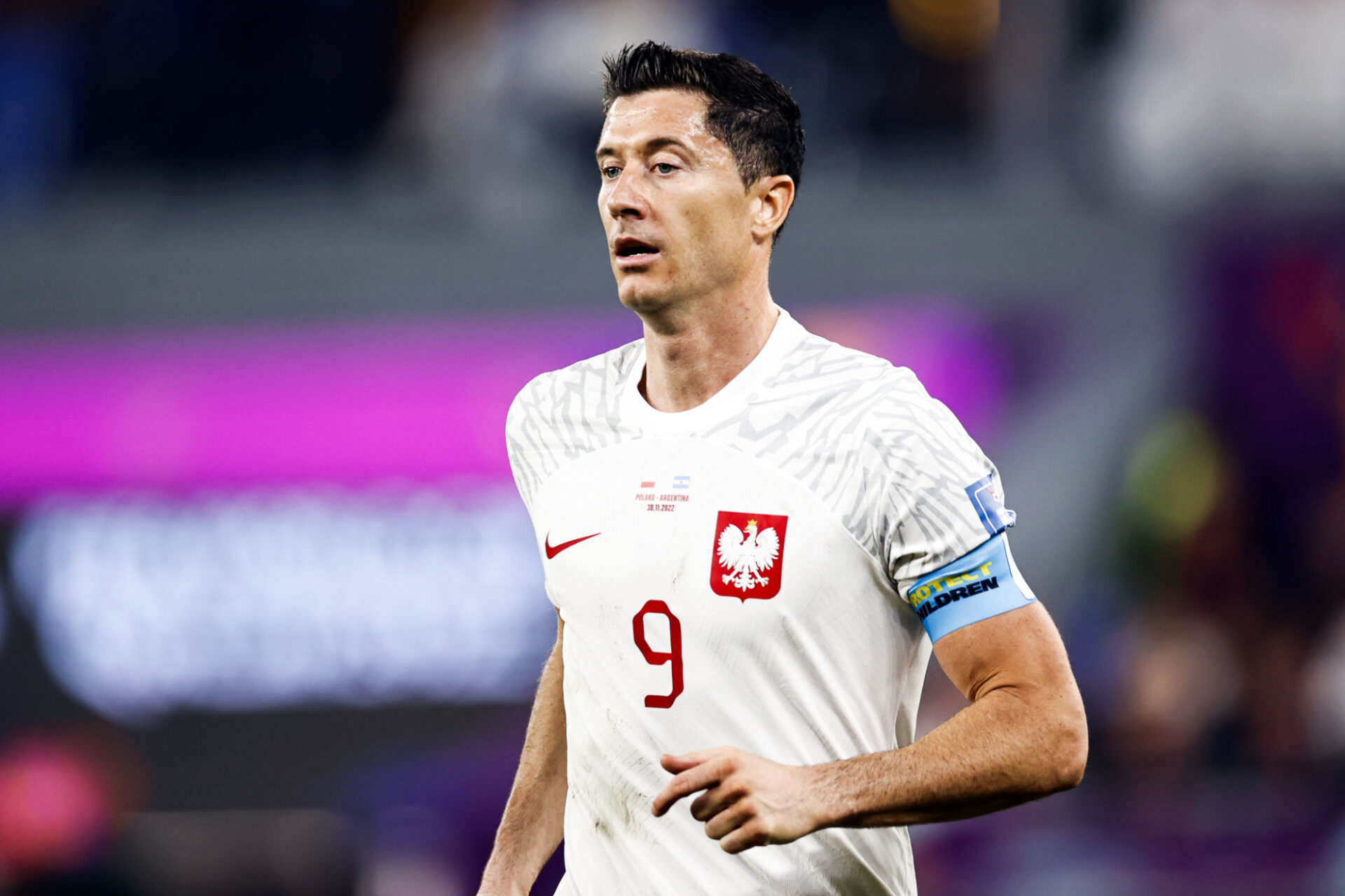 Robert Lewandowski sous le maillot de la Pologne (Icon Sport)