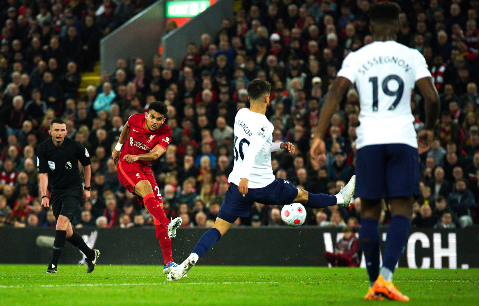 Luis DIaz, buteur contre Tottenham en mai dernier. (Icon Sport) Luis DIaz, buteur contre Tottenham en mai dernier. (Icon Sport)