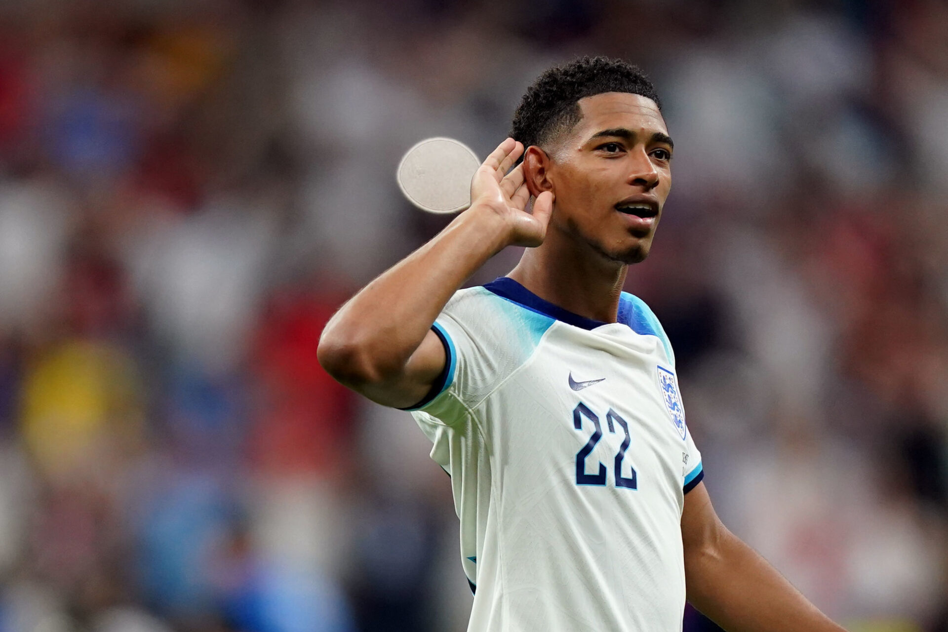 Jude Bellingham sous le maillot de l'Angleterre (Icon Sport)