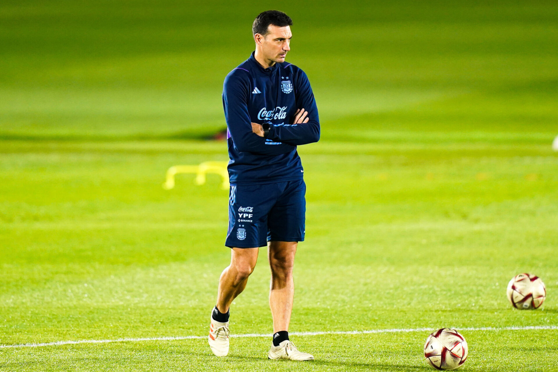 Lionel Scaloni ne veut rien laisser au hasard, surtout pas l'influence de Kylian Mbapp&eacute;. (Icon Sport)