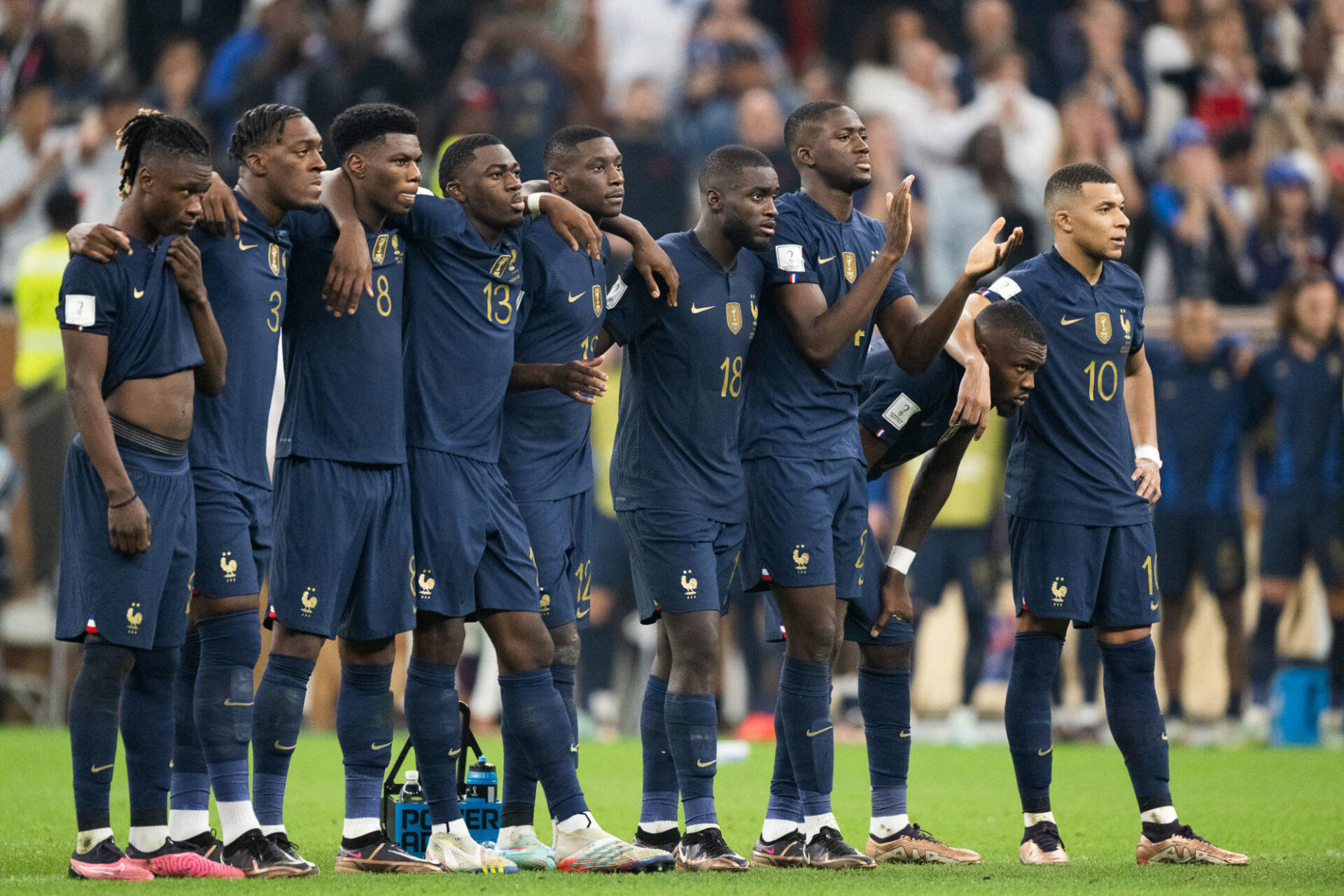 Les joueurs français ont été victimes de racisme. (Icon Sport) Les joueurs français ont été victimes de racisme. (Icon Sport)