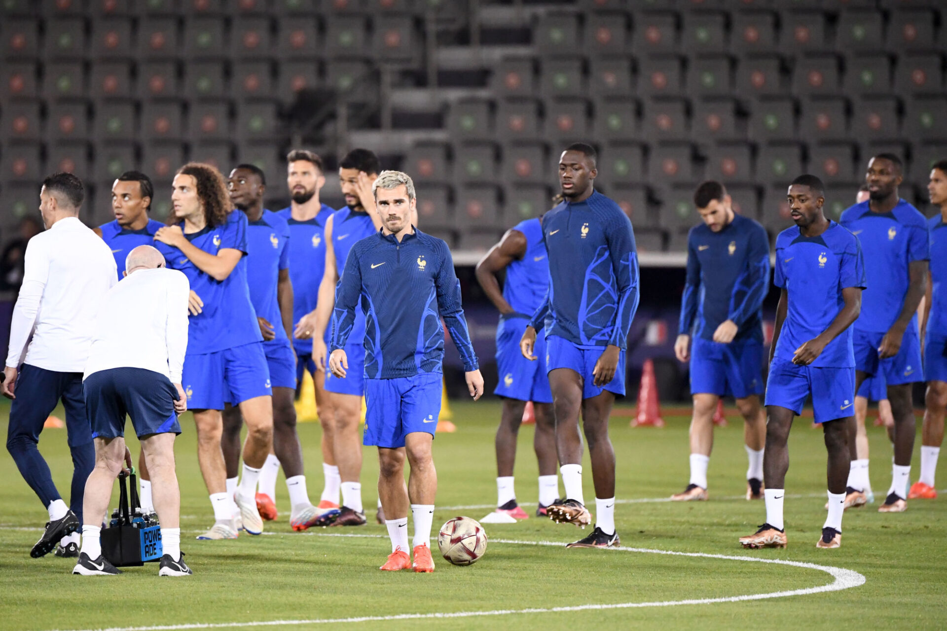 Quelques pépins physiques au sein de l'équipe de France avant d'affronter l'Argentine (Icon Sport) Quelques pépins physiques au sein de l'équipe de France avant d'affronter l'Argentine (Icon Sport)