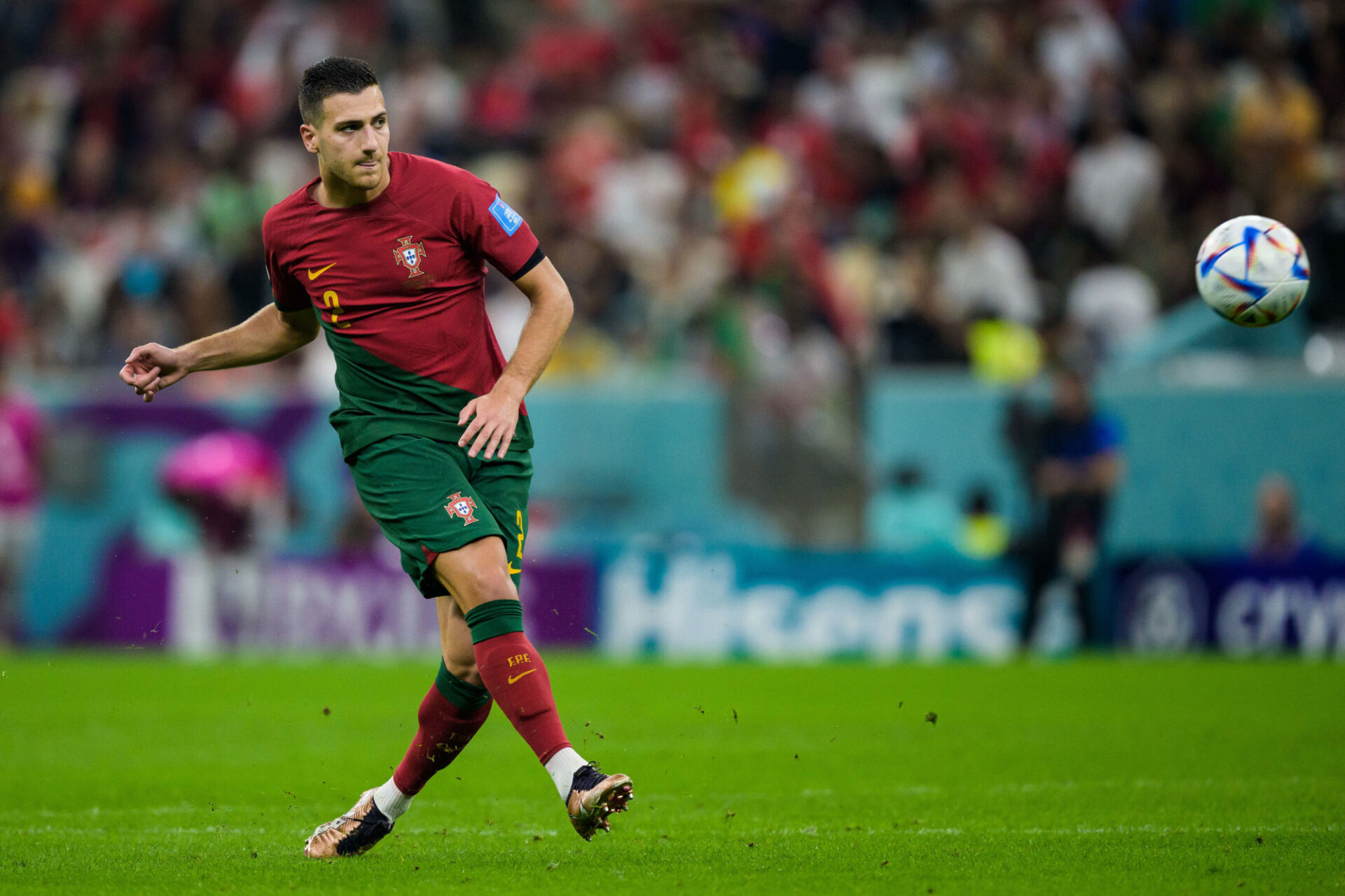 Diogo Dalot r&eacute;alise une belle Coupe du monde avec le Portugal (Icon Sport)
