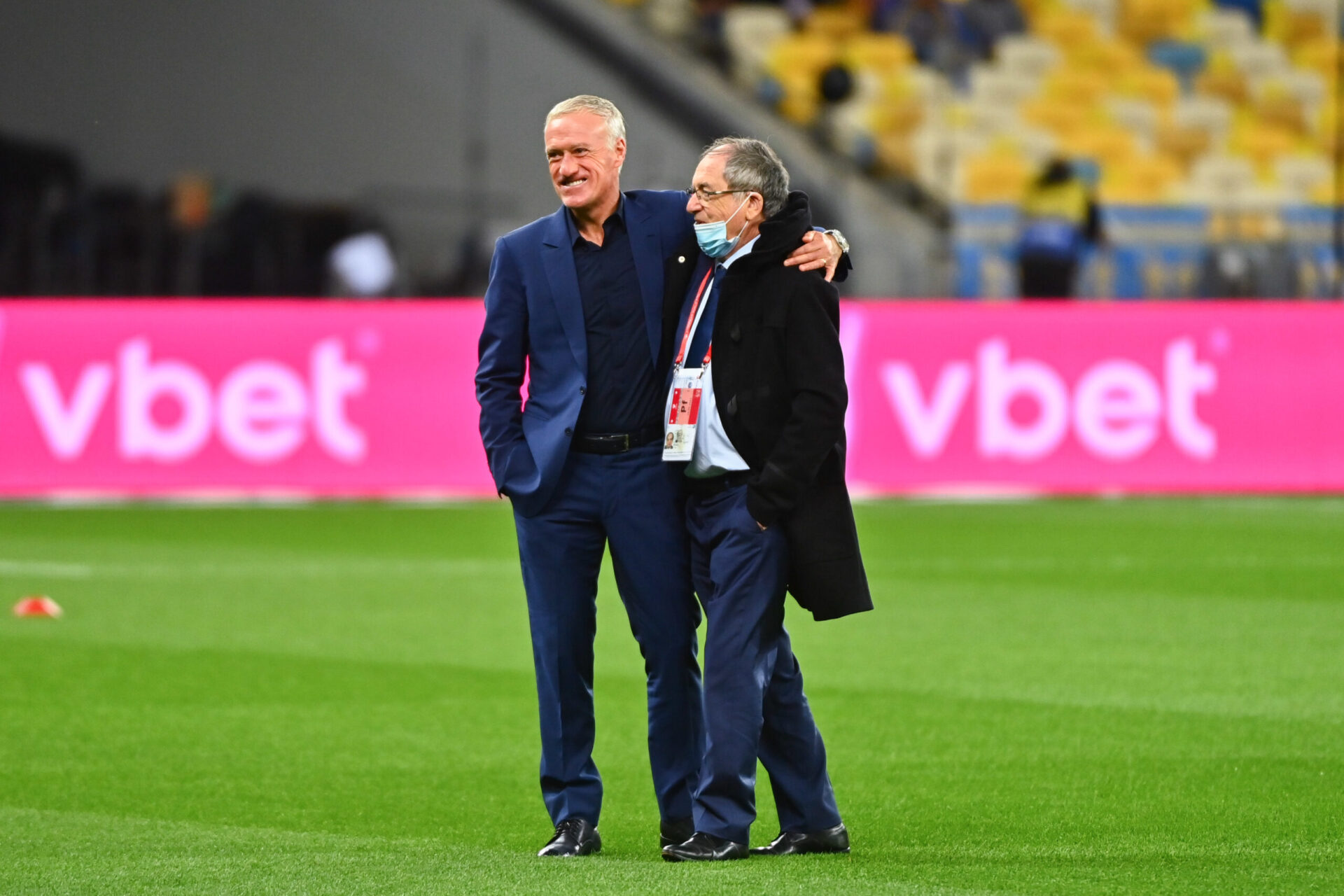Didier Deschamps en compagnie de No&euml;l Le Gra&euml;t. (Icon Sport)