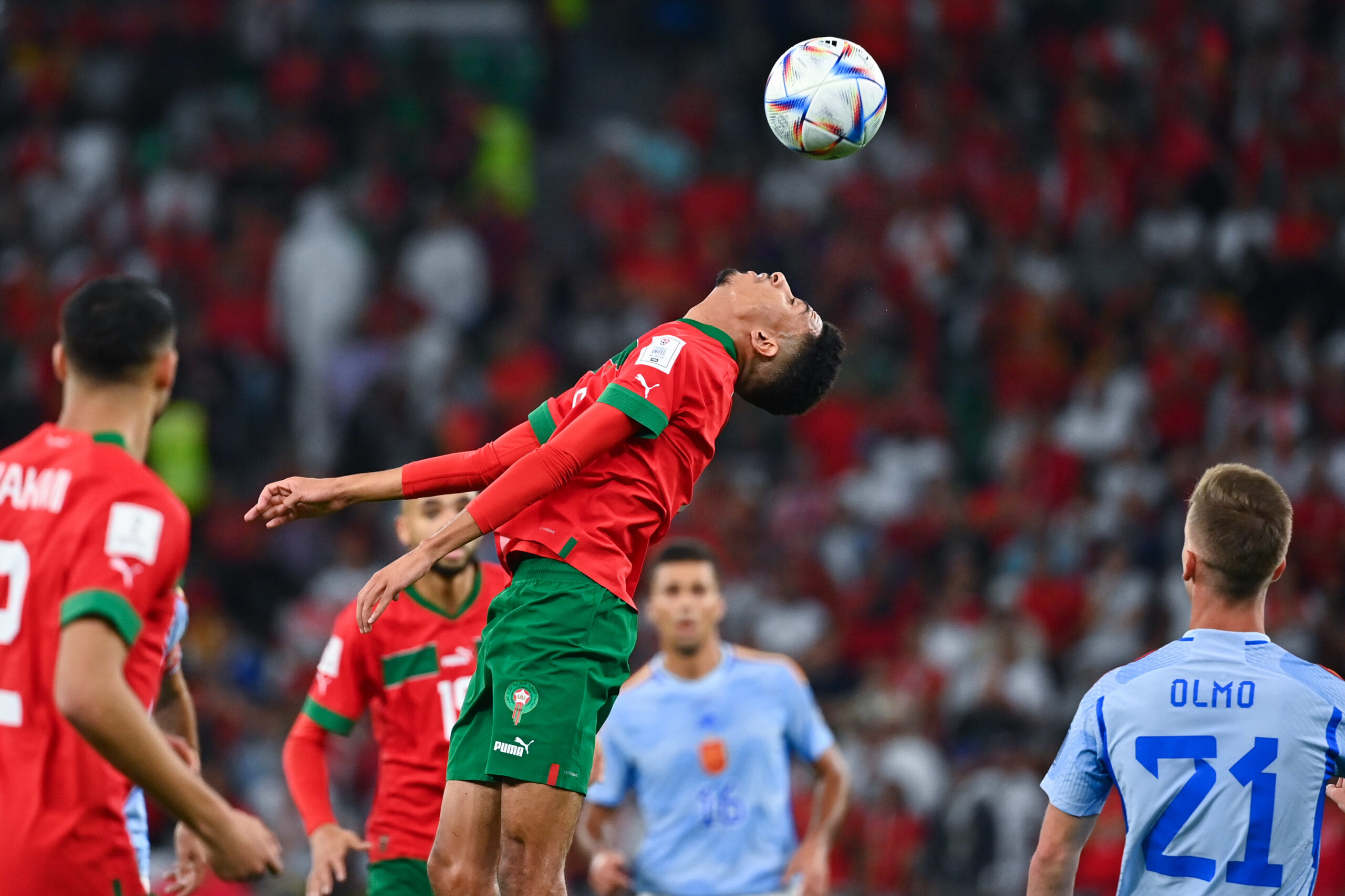 Azzedine Ounahi a &eacute;cras&eacute; le milieu espagnol (Icon Sport)