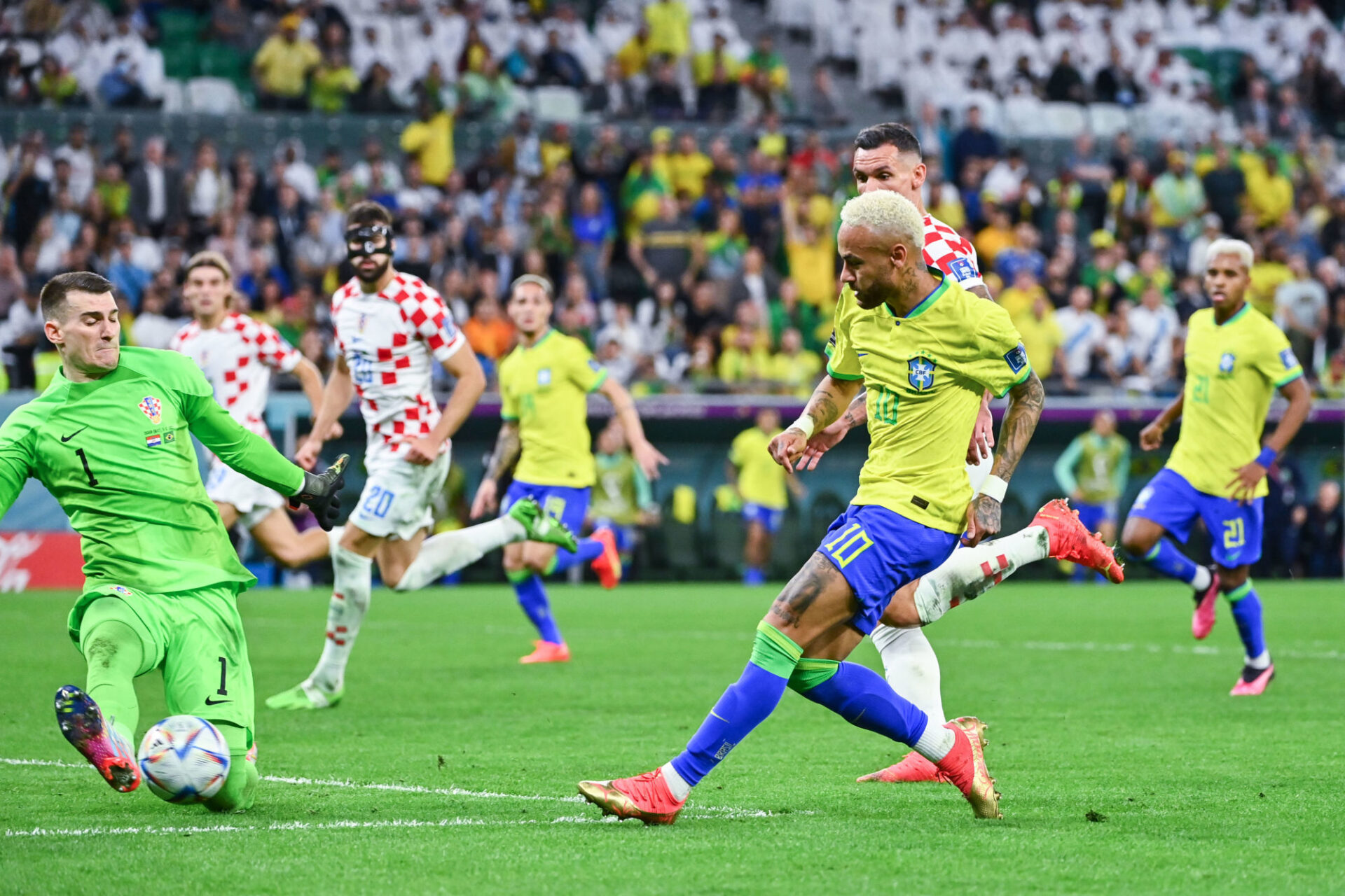 Malgré un but de Neymar, le Brésil s'incline face à la Croatie (Icon Sport) Malgré un but de Neymar, le Brésil s'incline face à la Croatie (Icon Sport)