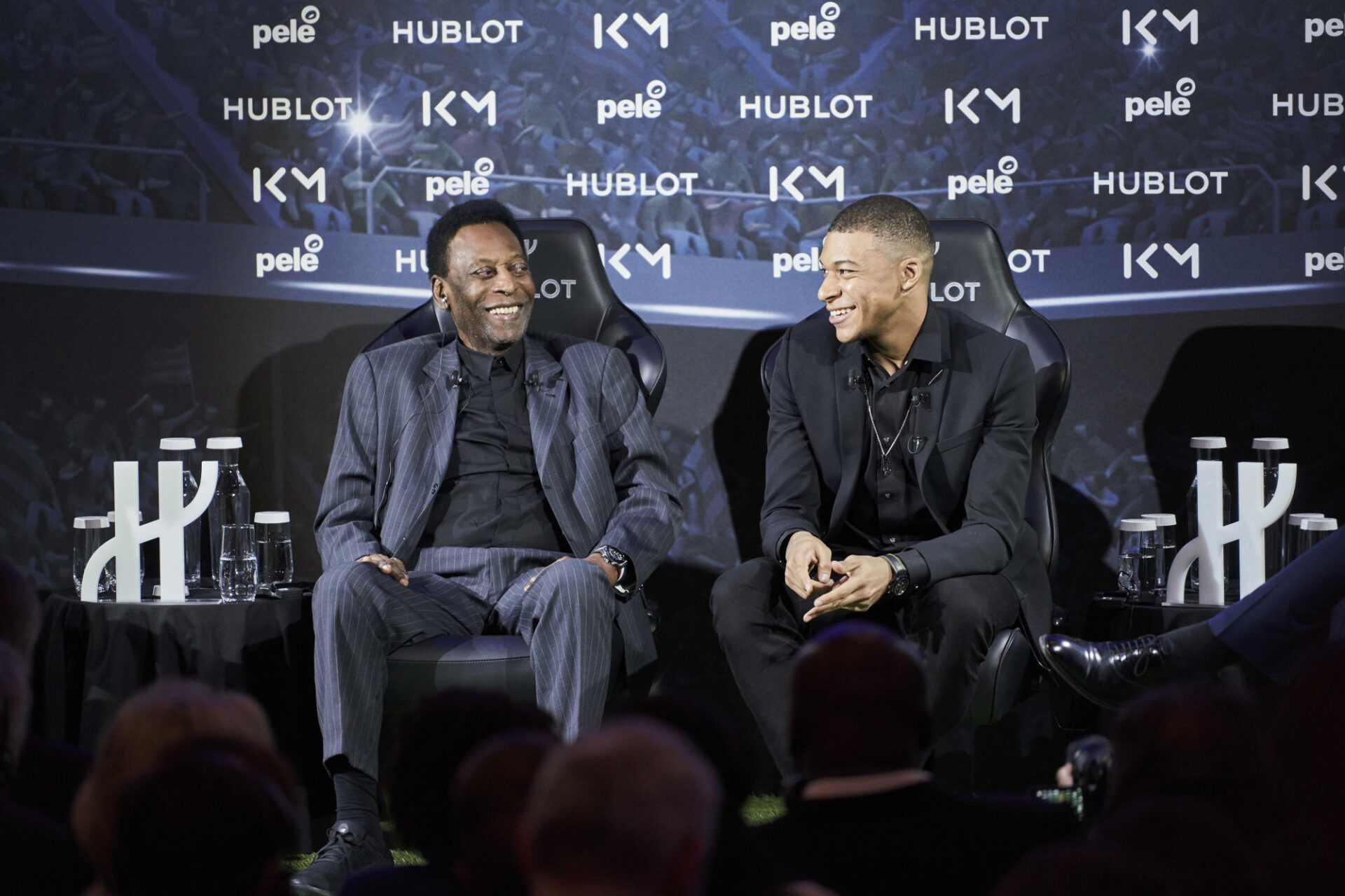 Kylian Mbappe et Pel&eacute; (Icon Sport)