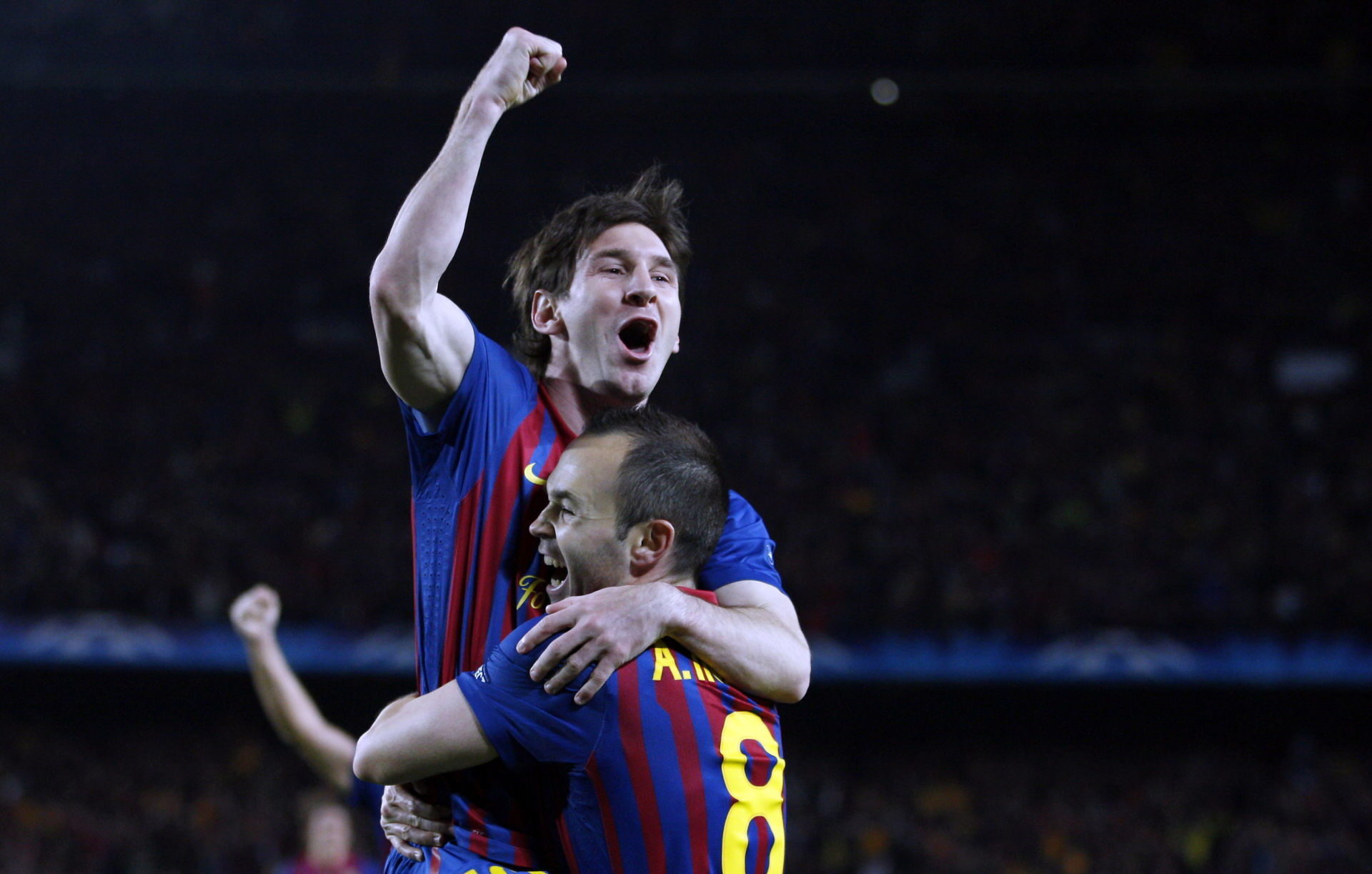 Andrés Iniesta fait l'éloge de Lionel Messi. (Icon Sport) Andrés Iniesta fait l'éloge de Lionel Messi. (Icon Sport)