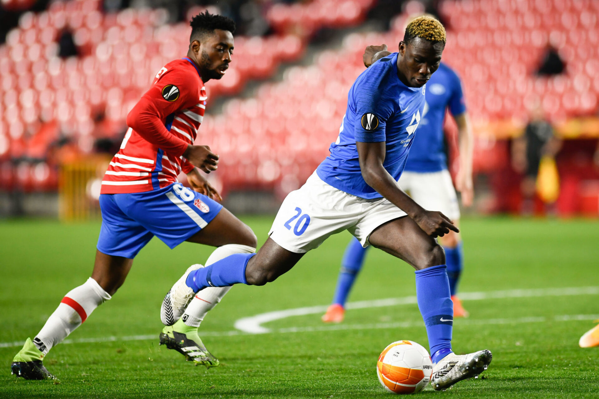 David Fofana (&agrave; droite) sous les couleurs de Molde (Icon Sport)