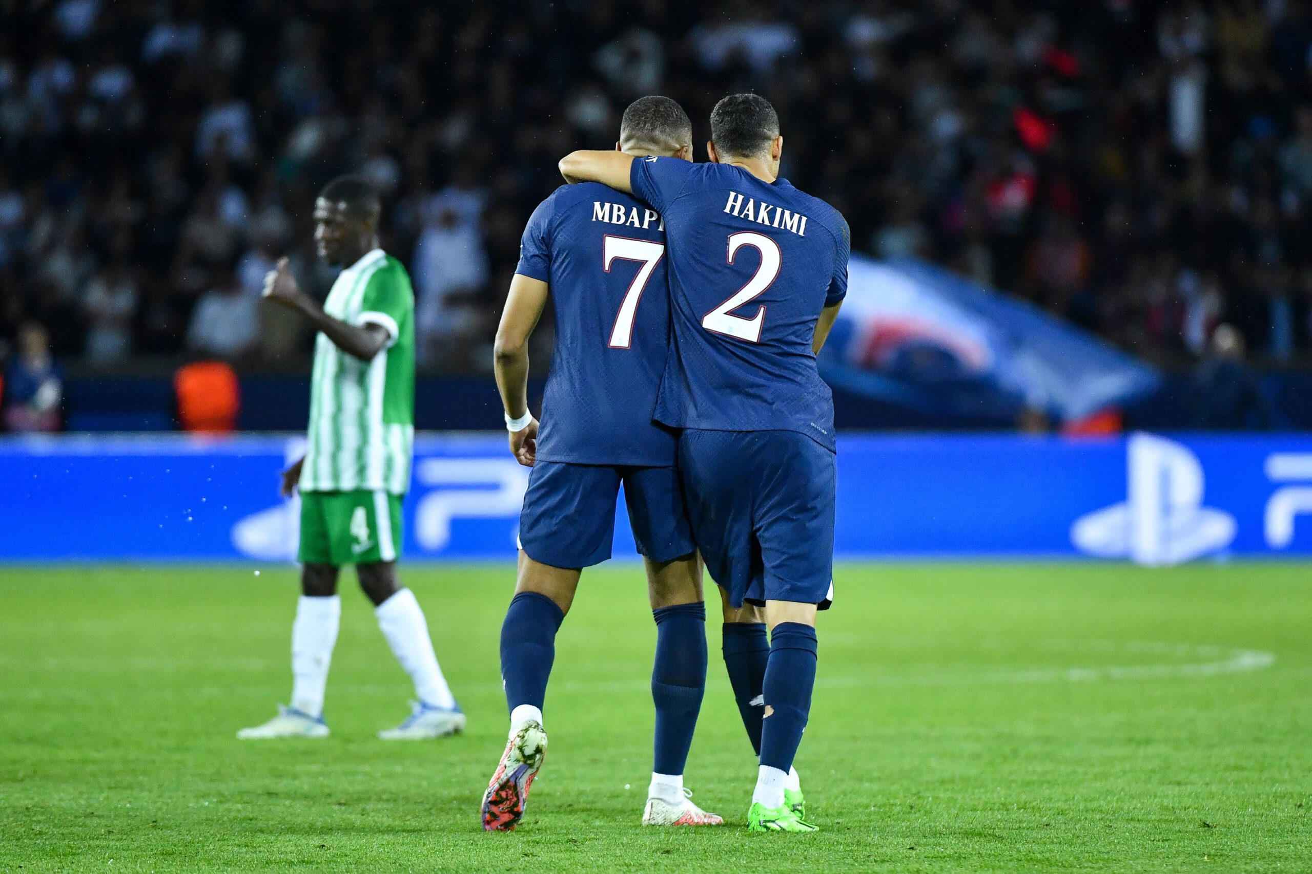 Mbapp&eacute; et Hakimi devraient pouvoir aider le PSG &agrave; essayer de battre Rennes (Icon Sport)