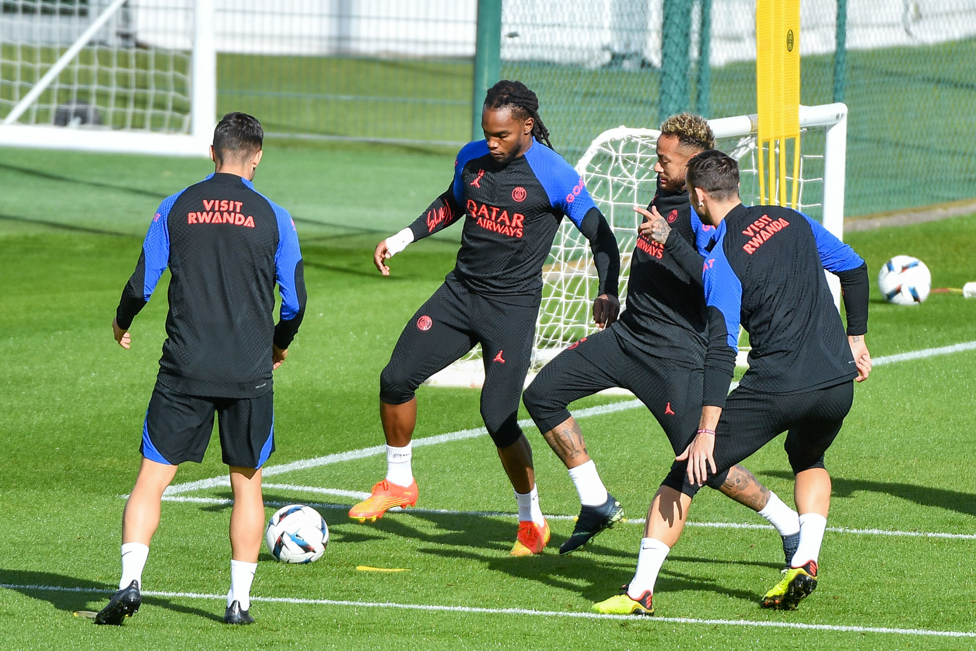 Neymar et Renato Sanches &agrave; l'entra&icirc;nement du PSG (Icon Sport)