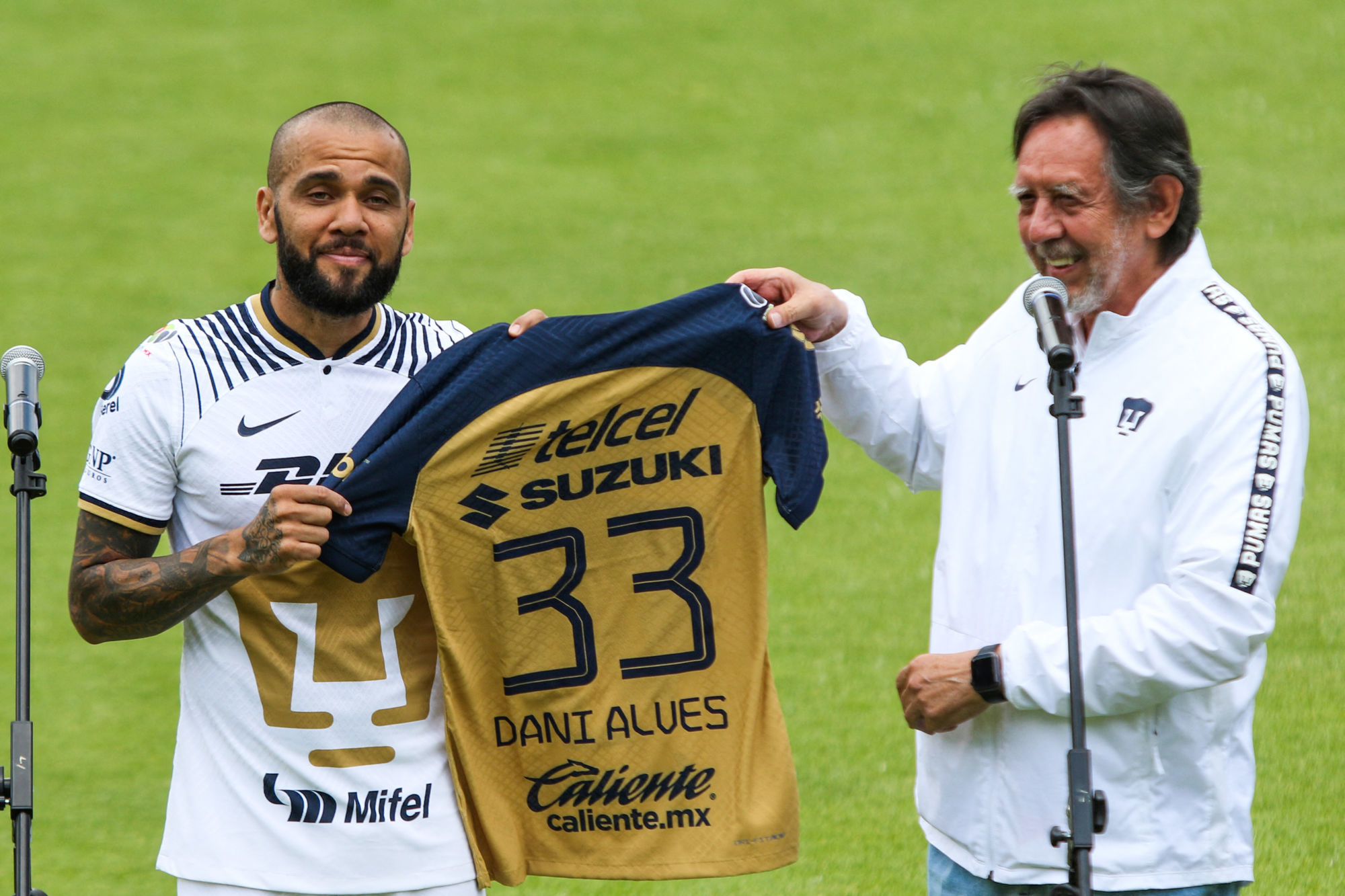 Dani Alves a &eacute;t&eacute; vir&eacute; par les Pumas de Mexico, club qu'il avait rejoint en juillet 2022 (Icon Sport)