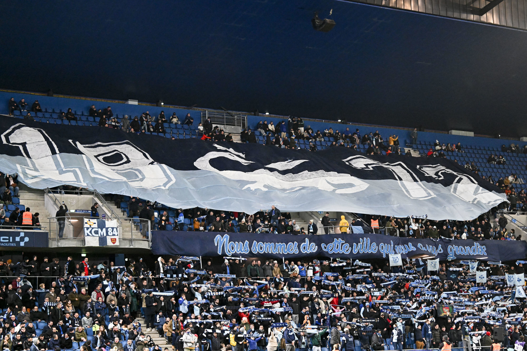 Le public du Havre a retrouvé des couleurs en Ligue 2. En attendant la L1 ? (Icon Sport) Le public du Havre a retrouvé des couleurs en Ligue 2. En attendant la L1 ? (Icon Sport)