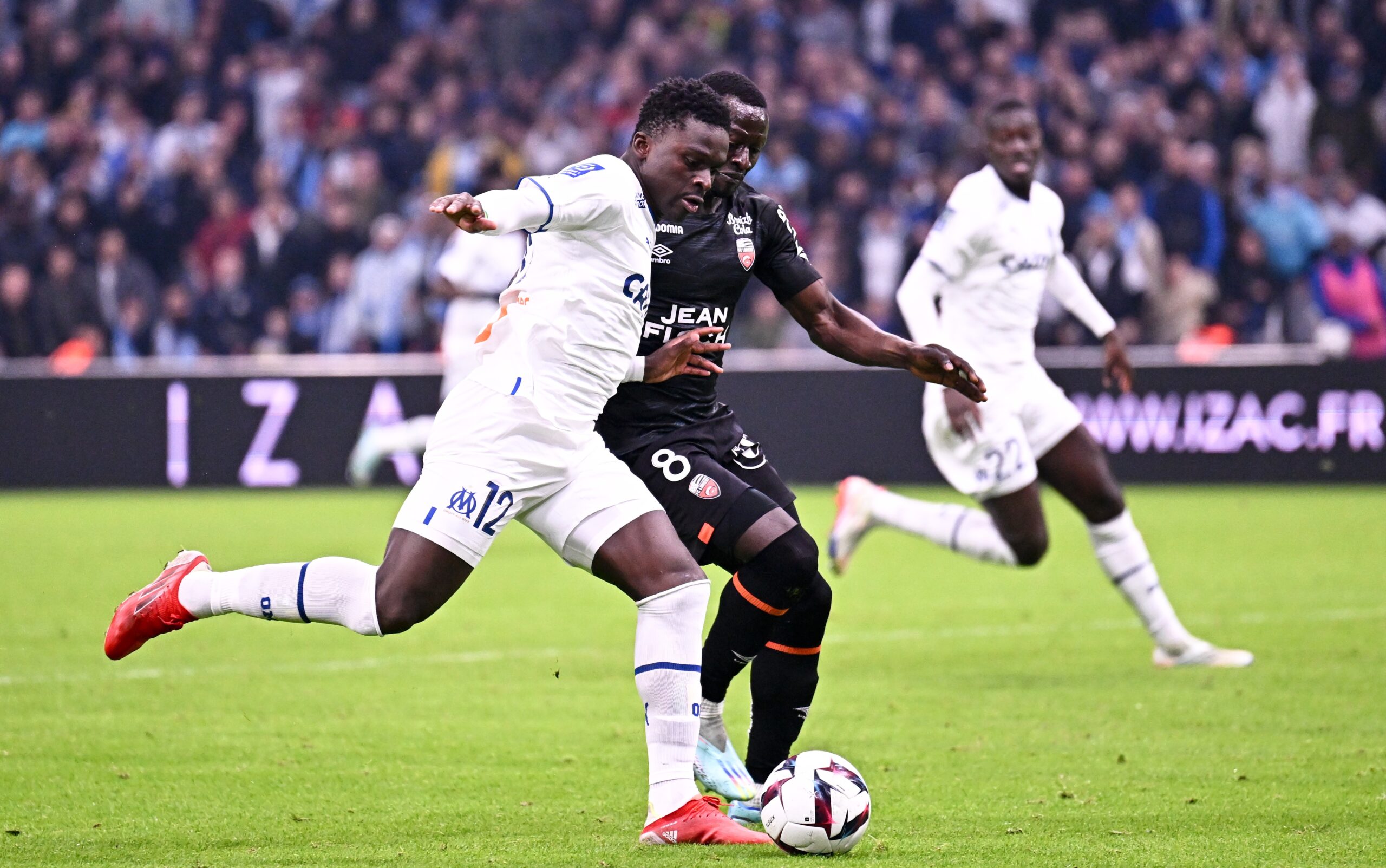 Dieng est d'accord pour rejoindre Lorient, mais la d&eacute;cision de Moffi a mis en p&eacute;ril son arriv&eacute;e en Bretagne (Icon Sport)