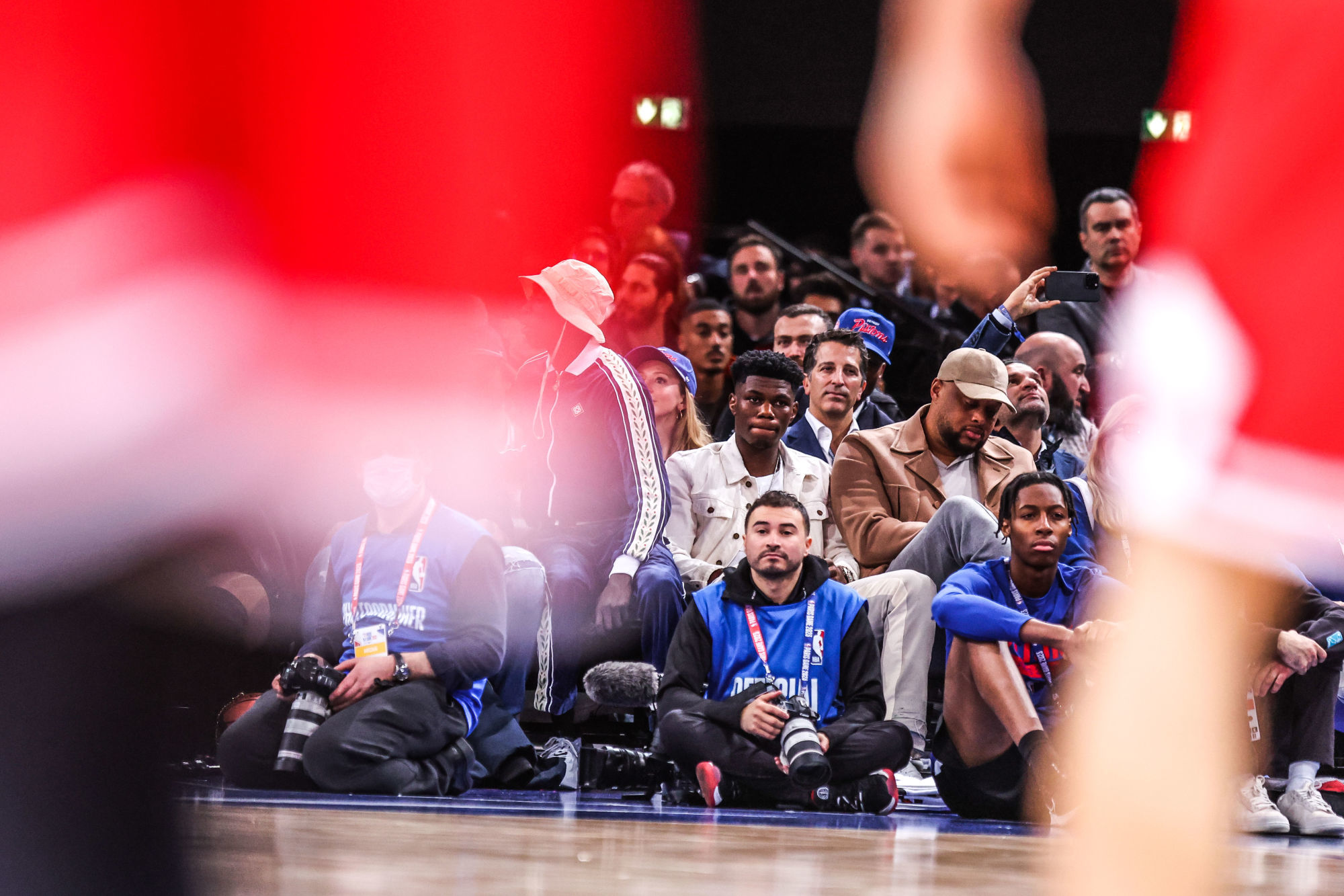 Aurélien Tchouaméni au NBA Paris Game. (Icon Sport) Aurélien Tchouaméni au NBA Paris Game. (Icon Sport)