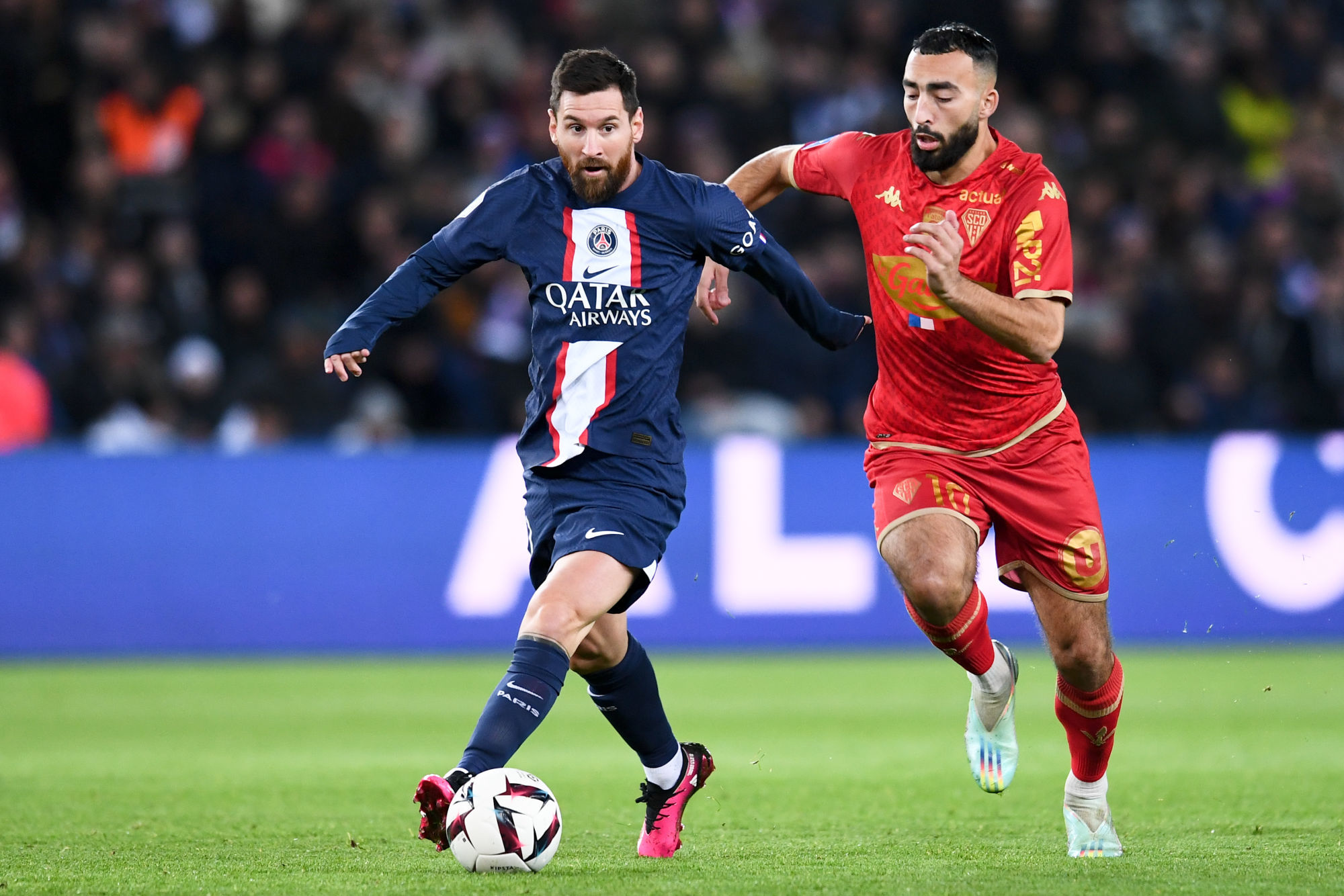 Lionel Messi a soigné son retour avec le PSG en marquant contre Angers (Icon Sport) Lionel Messi a soigné son retour avec le PSG en marquant contre Angers (Icon Sport)