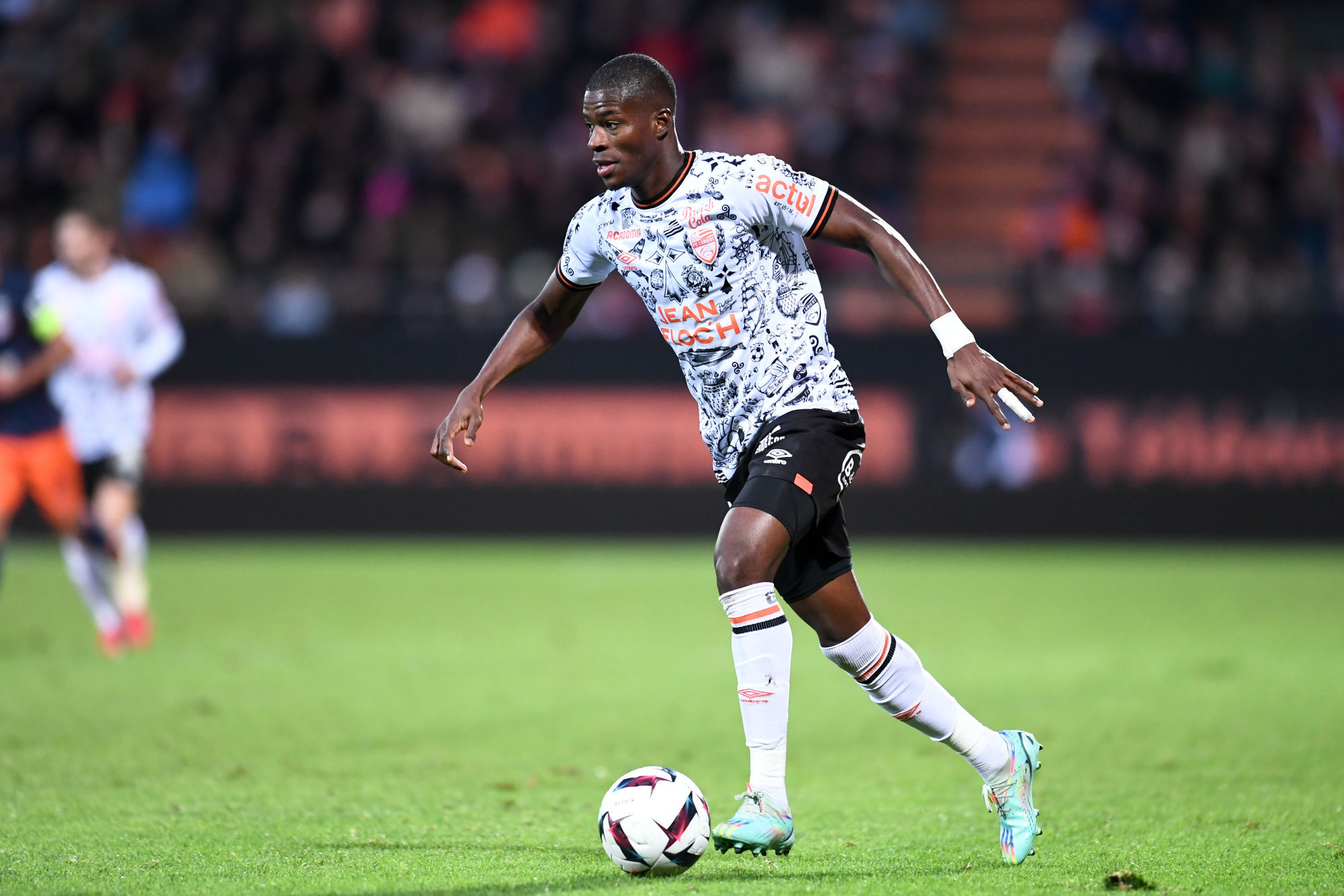 Dango Ouattara avec le maillot du FC Lorient (Icon Sport)