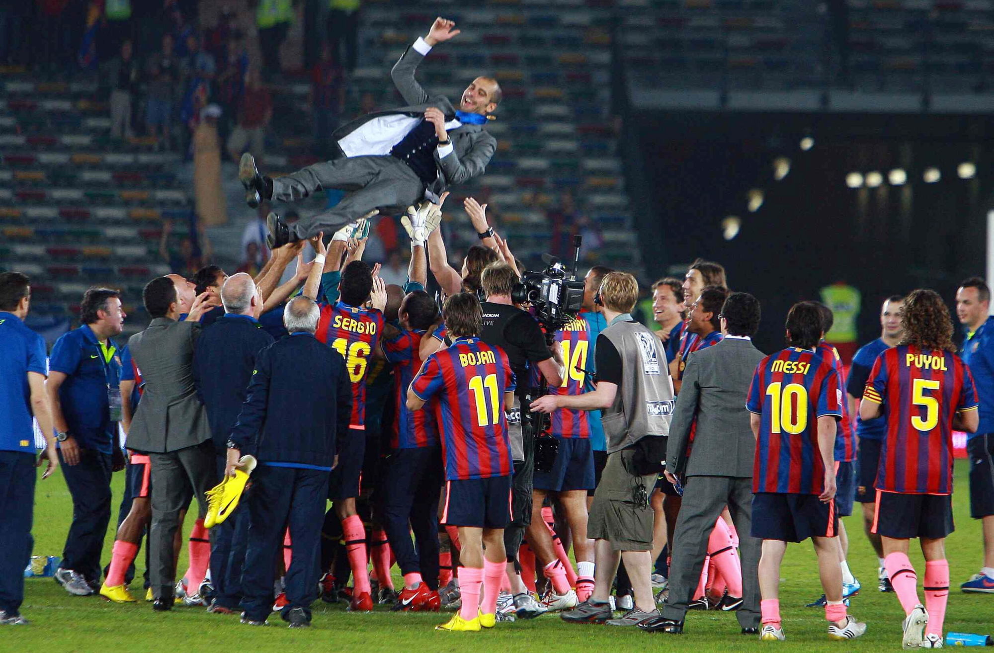 Le Barça de Guardiola a remporté le sextuplé en 2009. (Icon Sport) Le Barça de Guardiola a remporté le sextuplé en 2009. (Icon Sport)