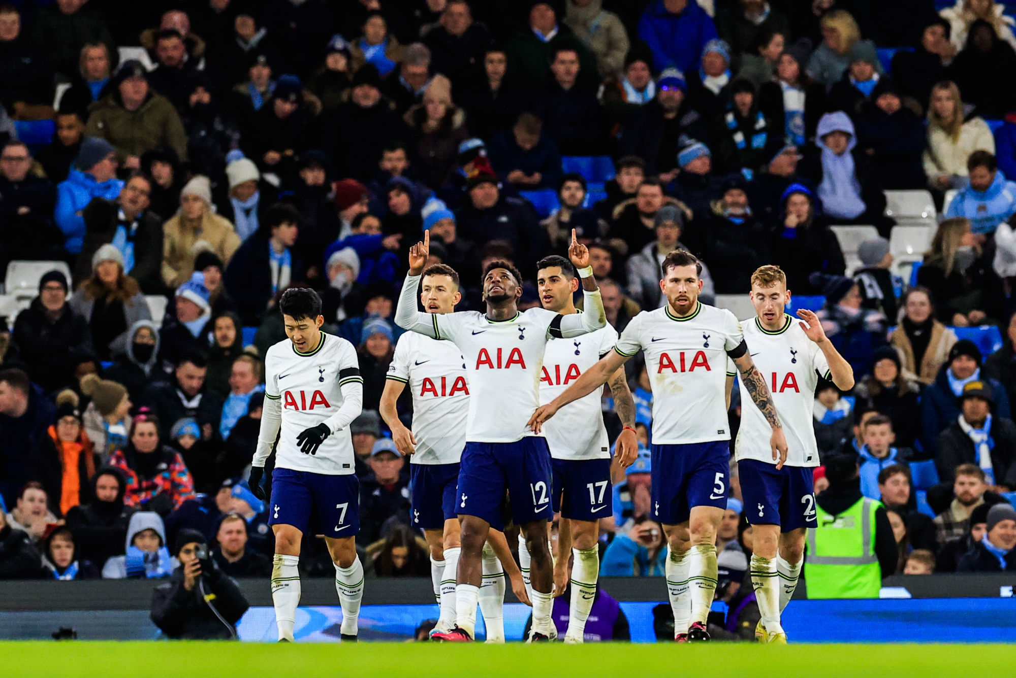 Emerson Royal a fait le break pour Tottenham face &agrave; Manchester City (Icon Sport)