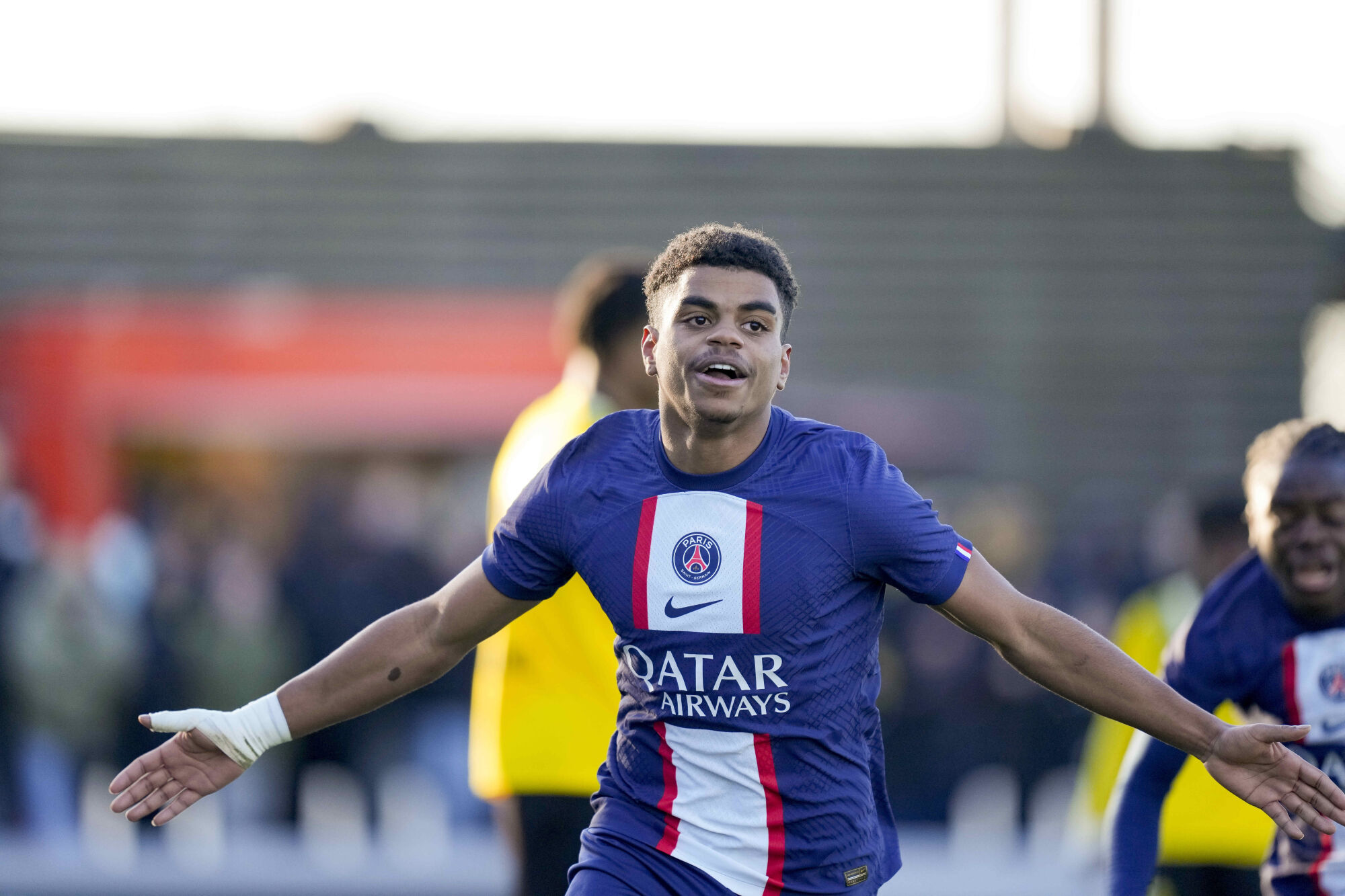 Noah Lemina, buteur en Youth League avec le PSG. (Icon Sport)