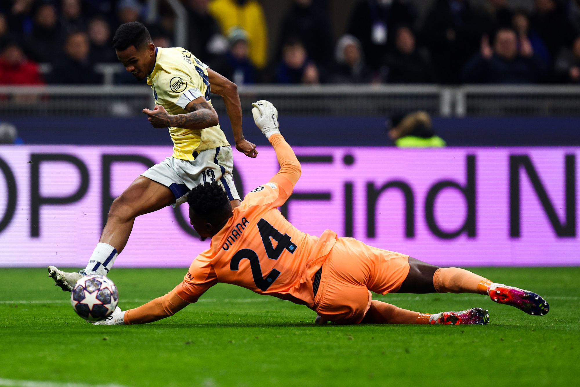 Andr&eacute; Onana, d&eacute;cisif avec l'Inter contre Porto. (Icon Sport)