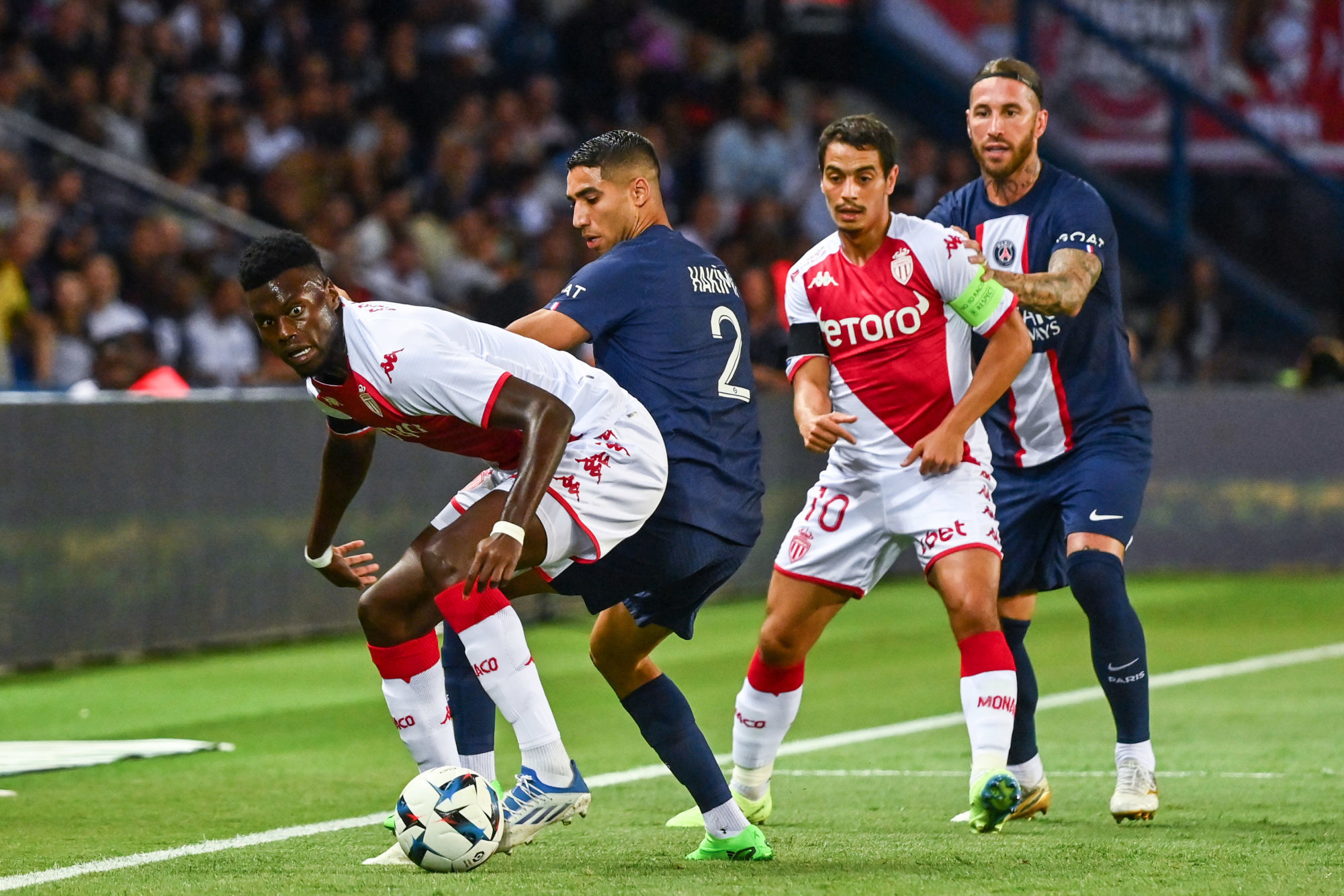 Au match aller au Parc des Princes, le PSG et Monaco s'&eacute;taient s&eacute;par&eacute;s sur un match nul 1-1 (Icon Sport)