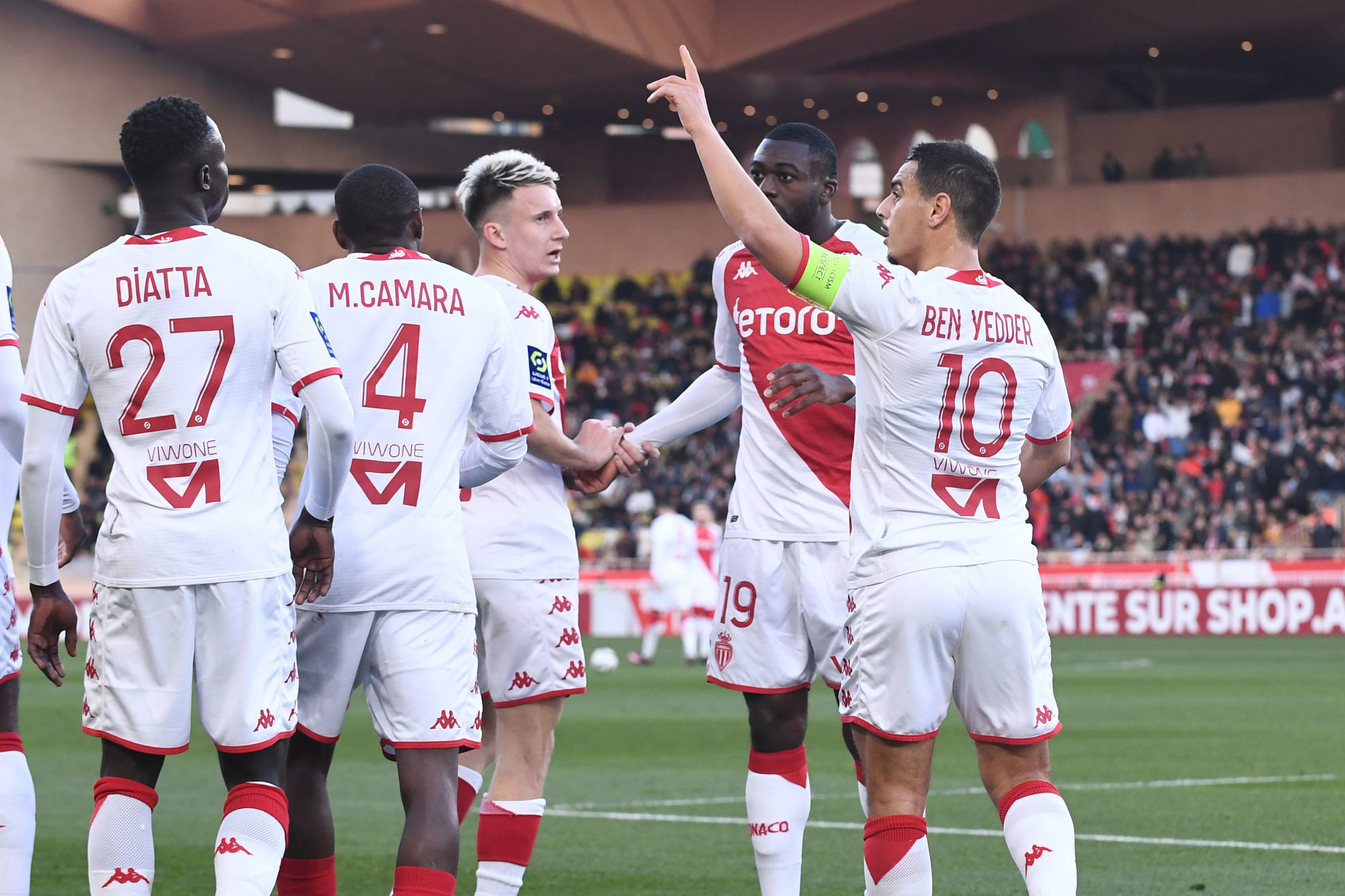 Wissam Ben Yedder inscrit le but du break pour Monaco et enfonce le PSG (Icon Sport)