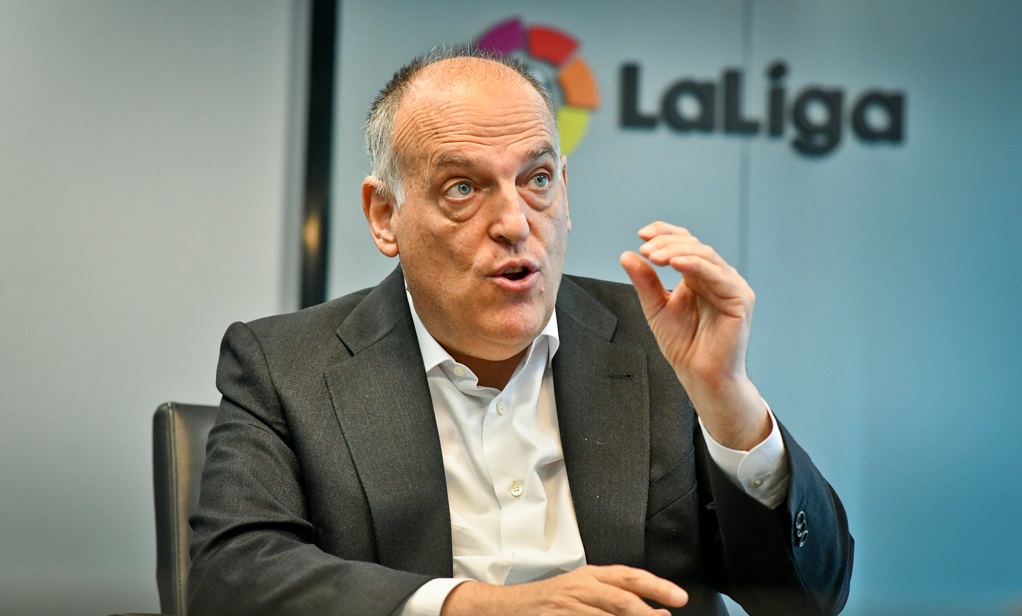 Javier Tebas, le pr&eacute;sident de LaLiga (Icon Sport)