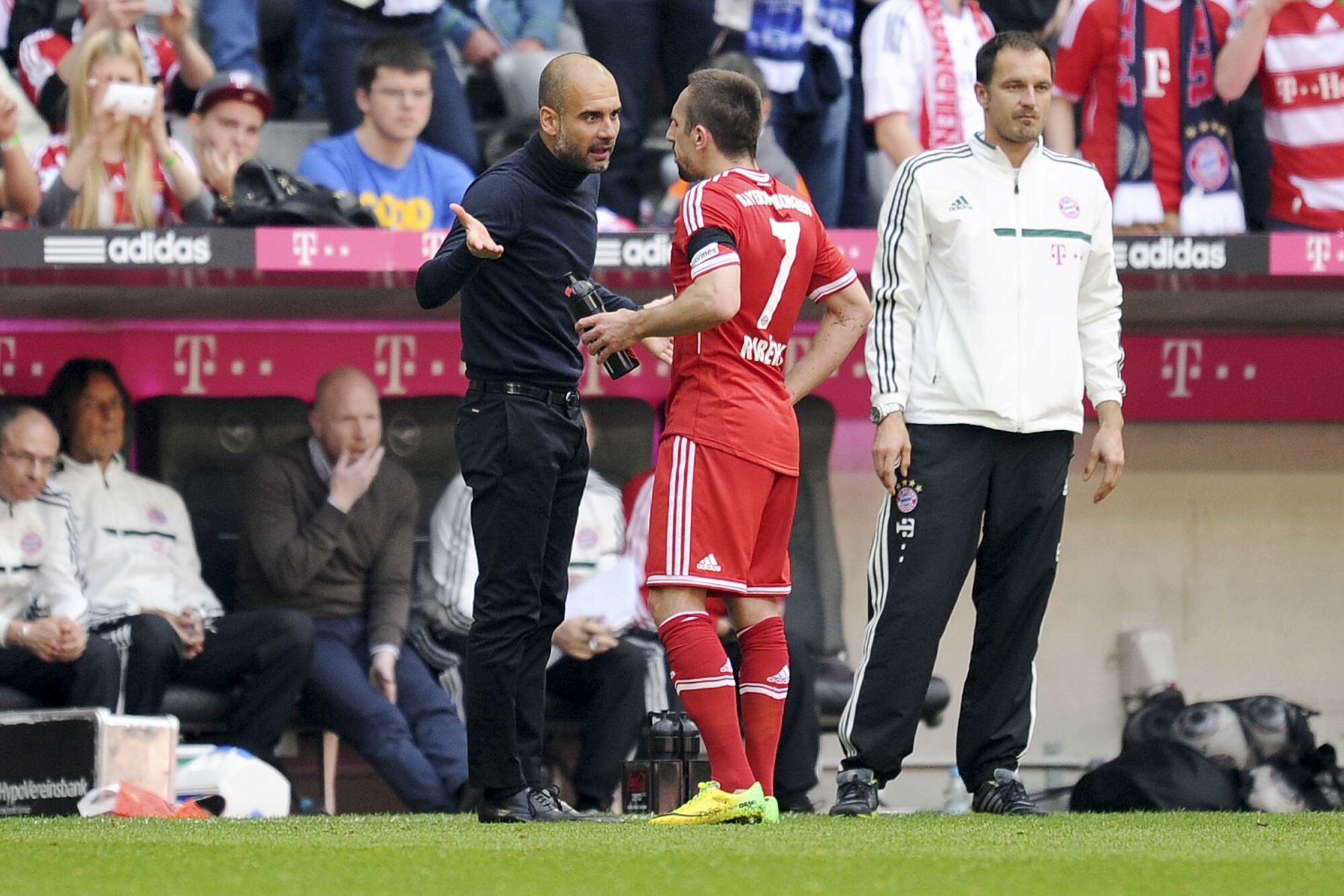 En 2014, Pep Guardiola &eacute;tait encore au Bayern Munich. (Icon Sport)