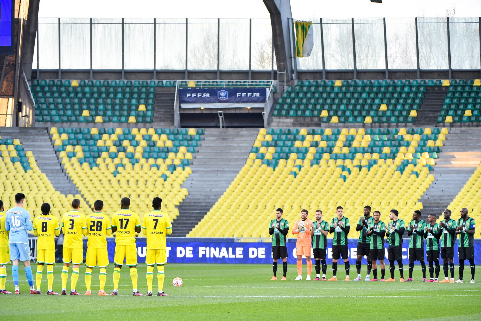 Nantes et Lens s'affrontent dans un stade de la Beaujoire &agrave; huis clos (Icon Sport)