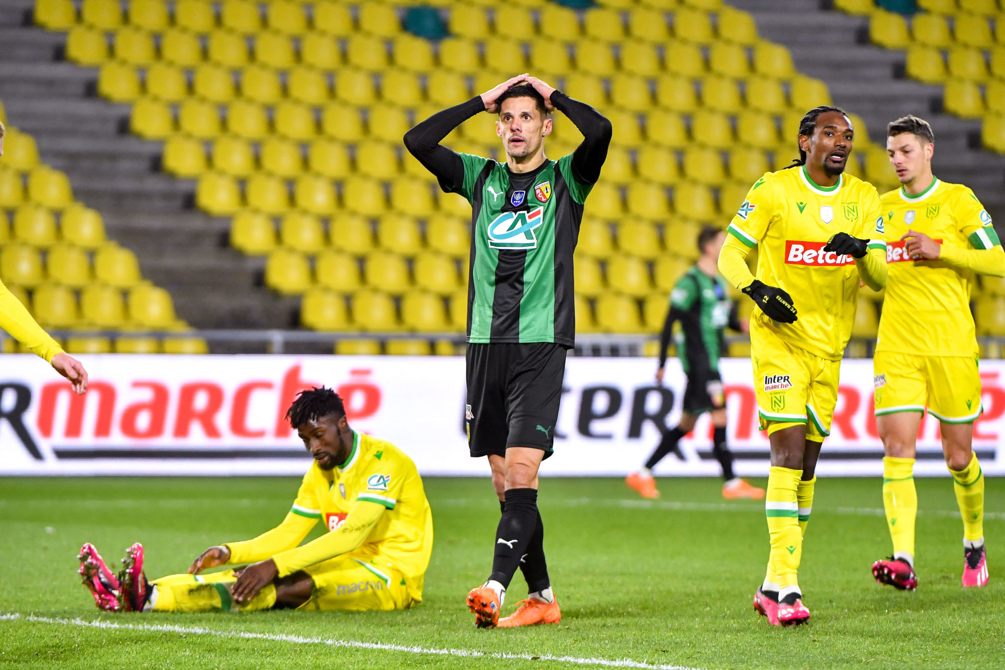 Nantes et Lens s'affrontent dans un stade de la Beaujoire &agrave; huis clos (Icon Sport)