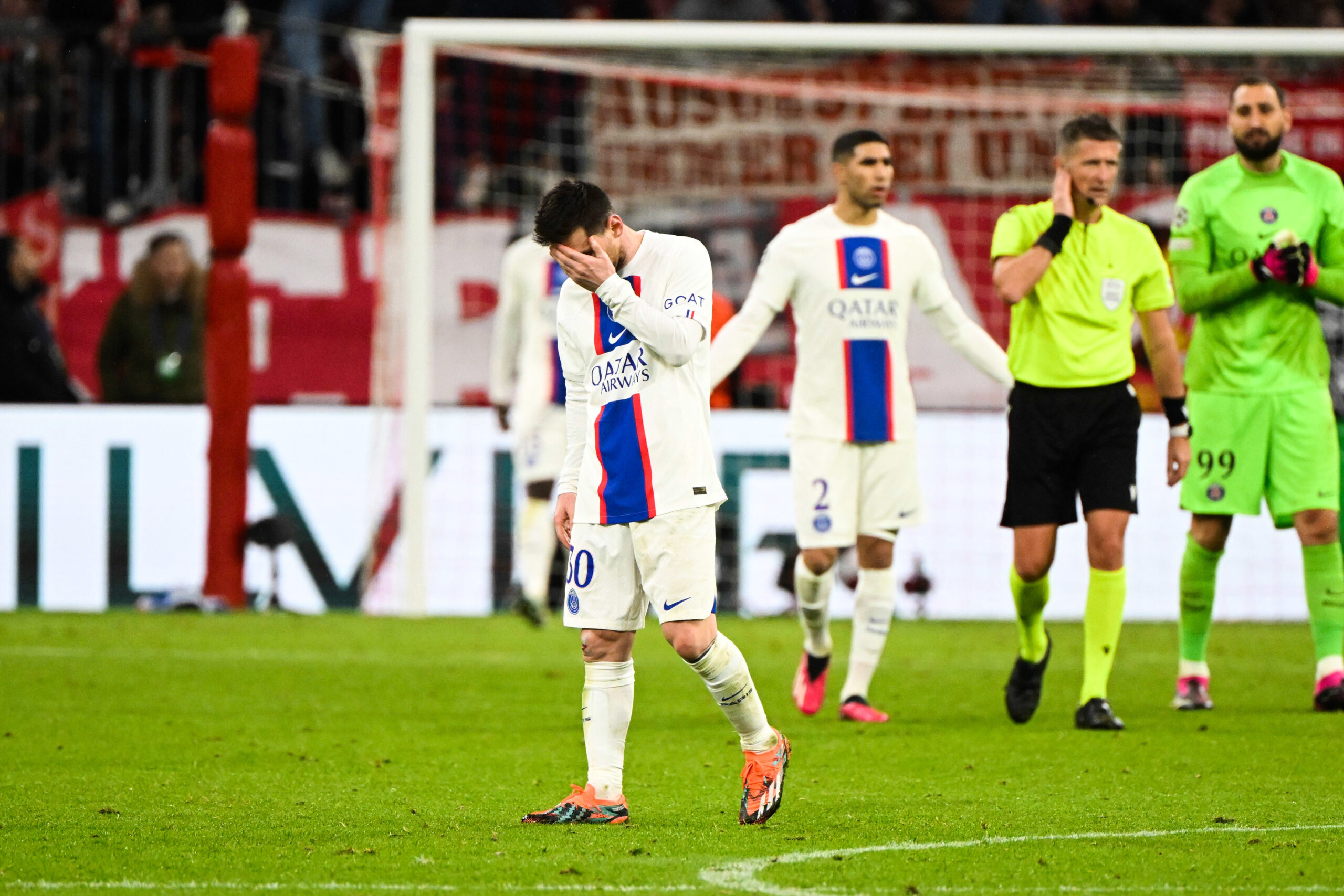 Les joueurs du PSG ont couru pr&egrave;s de neuf kilom&egrave;tres de moins que ceux du Bayern &agrave; l'Allianz Arena ! (Icon Sport)