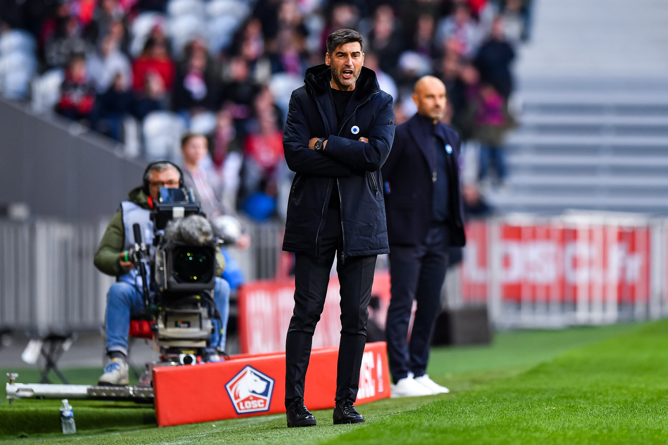 Fonseca ne sera pas sur le banc des Lillois lorsqu'ils affronteront Lens &agrave; Bollaert ce samedi (Icon Sport)
