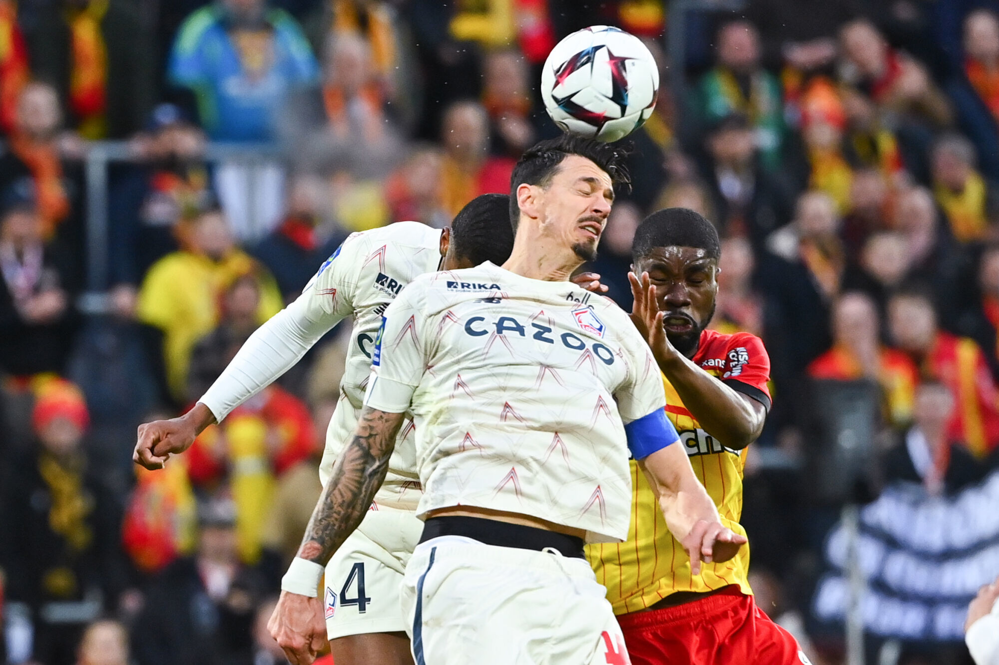 Les difficult&eacute;s de Jose Fonte face &agrave; Lens. (Icon Sport)