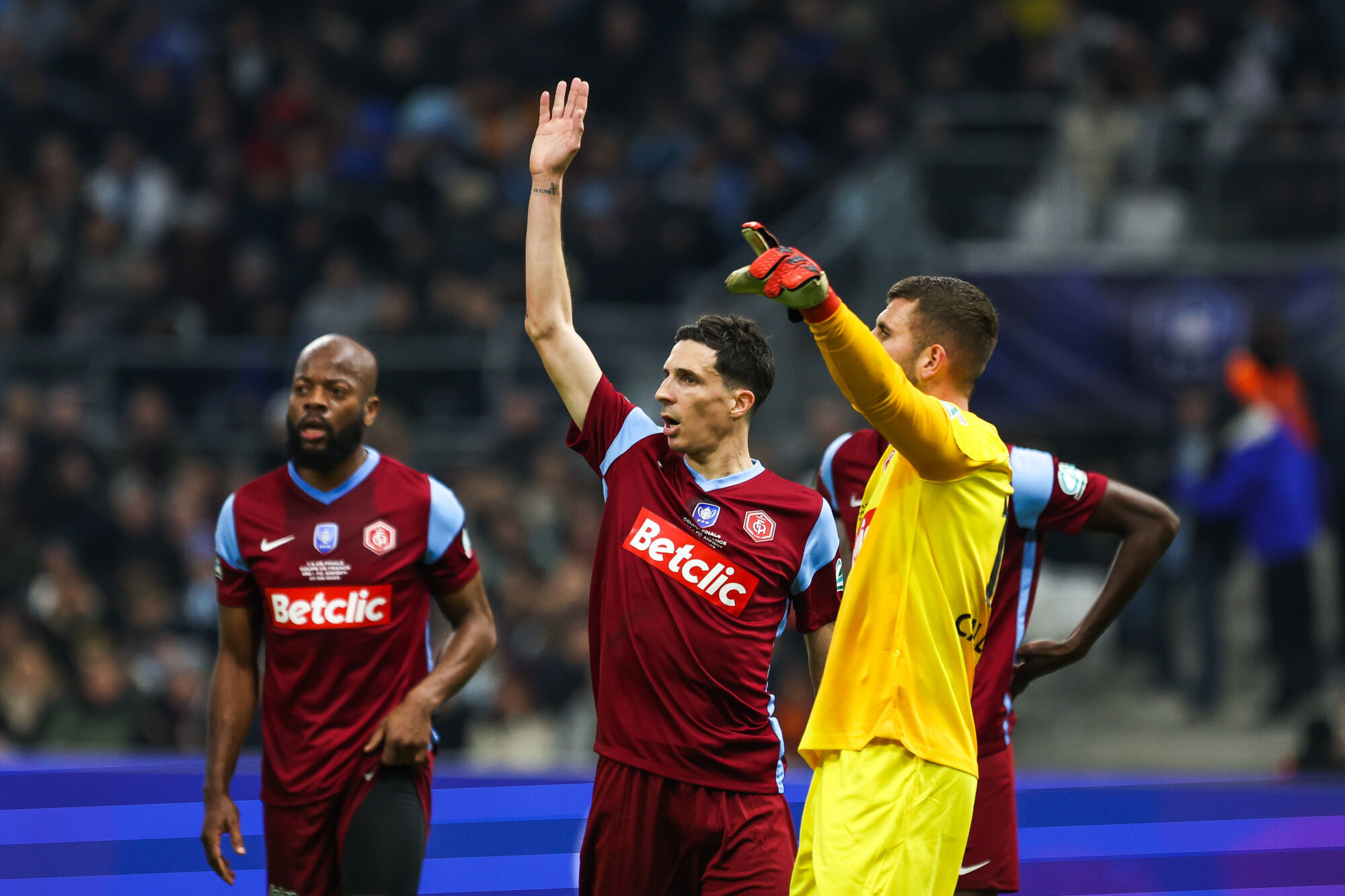 Les joueurs du FC Annecy ont été héroïques face à l'OM (Icon Sport) Les joueurs du FC Annecy ont été héroïques face à l'OM (Icon Sport)